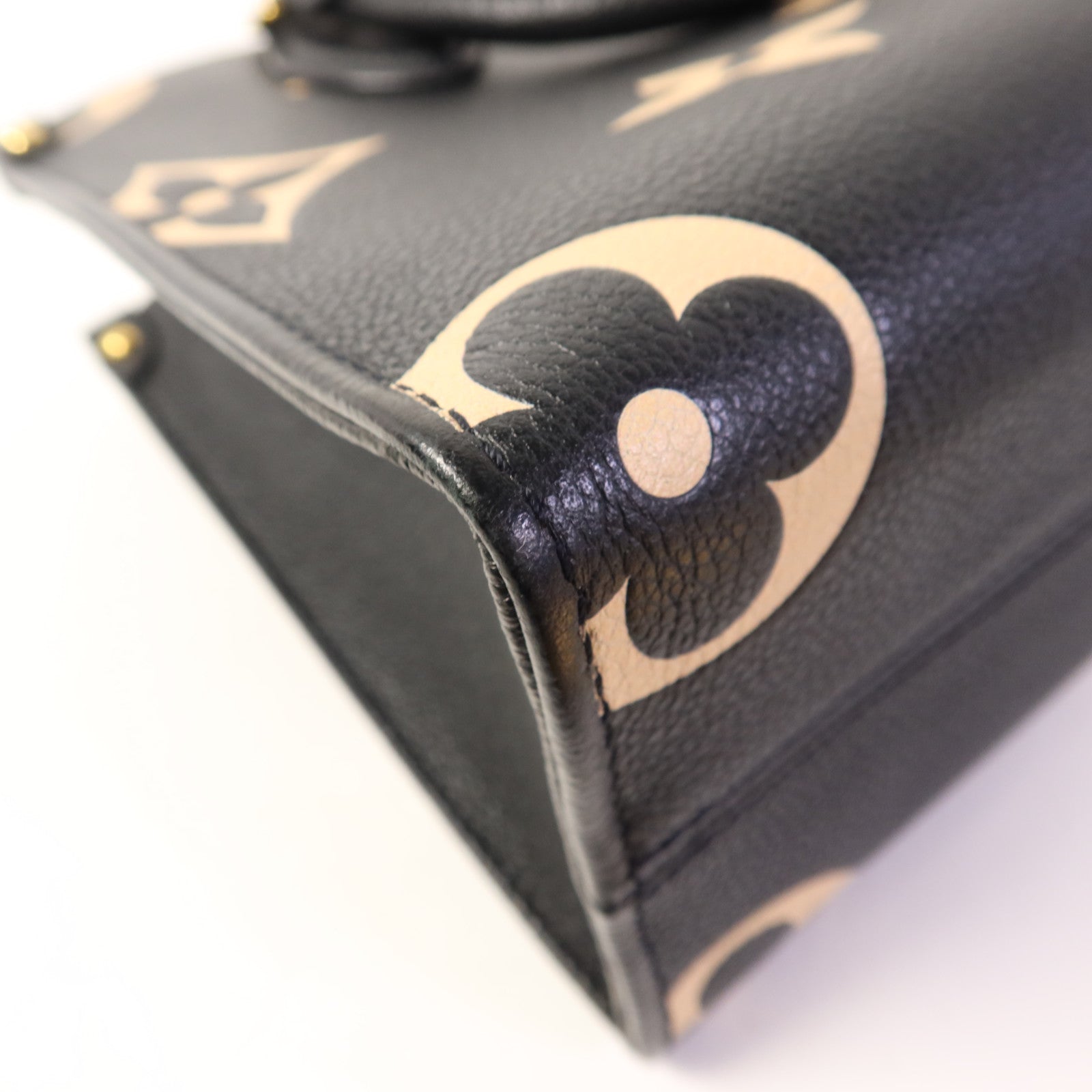 LOUIS VUITTON Monogram Empreinte On The Go PM金扣手挽肩背兩用袋