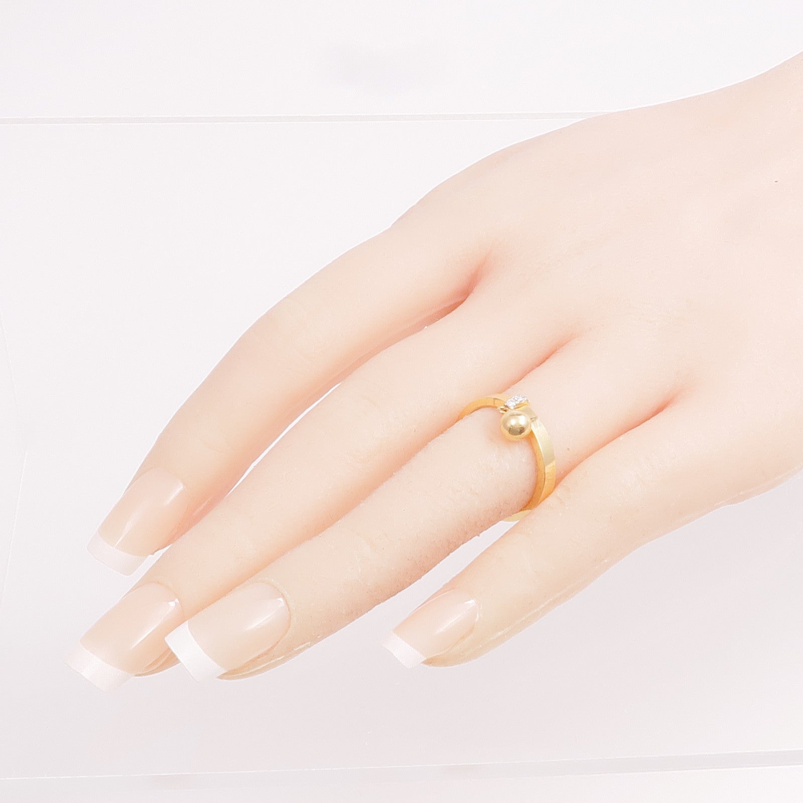 JEWELRY 【激減優惠】18K黃金/18K白金Diamond Ring鑽石戒指US#6