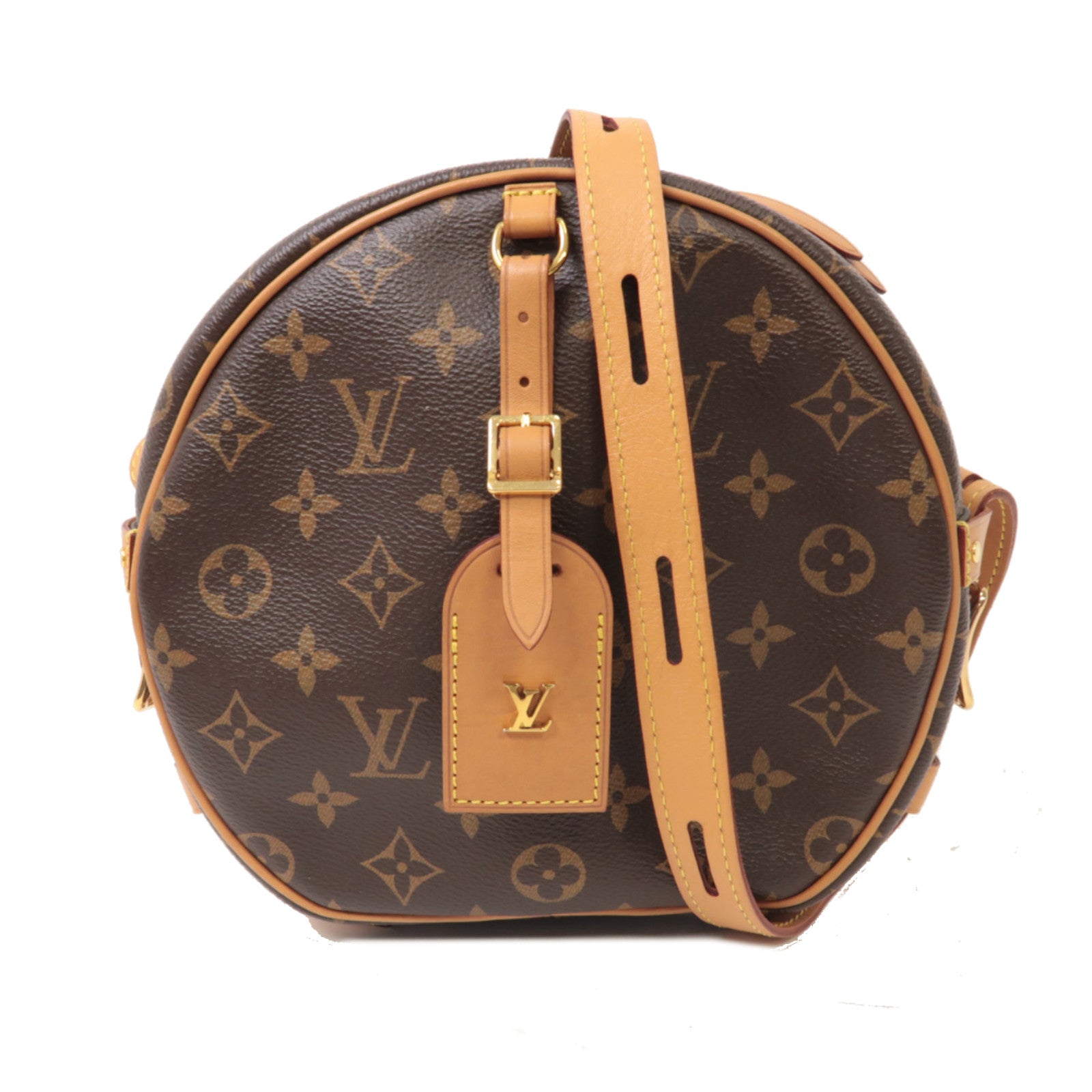 LOUIS VUITTON LV GHW Boite Chapeau Souple Shoulder Bag M45647 Monogram Brown