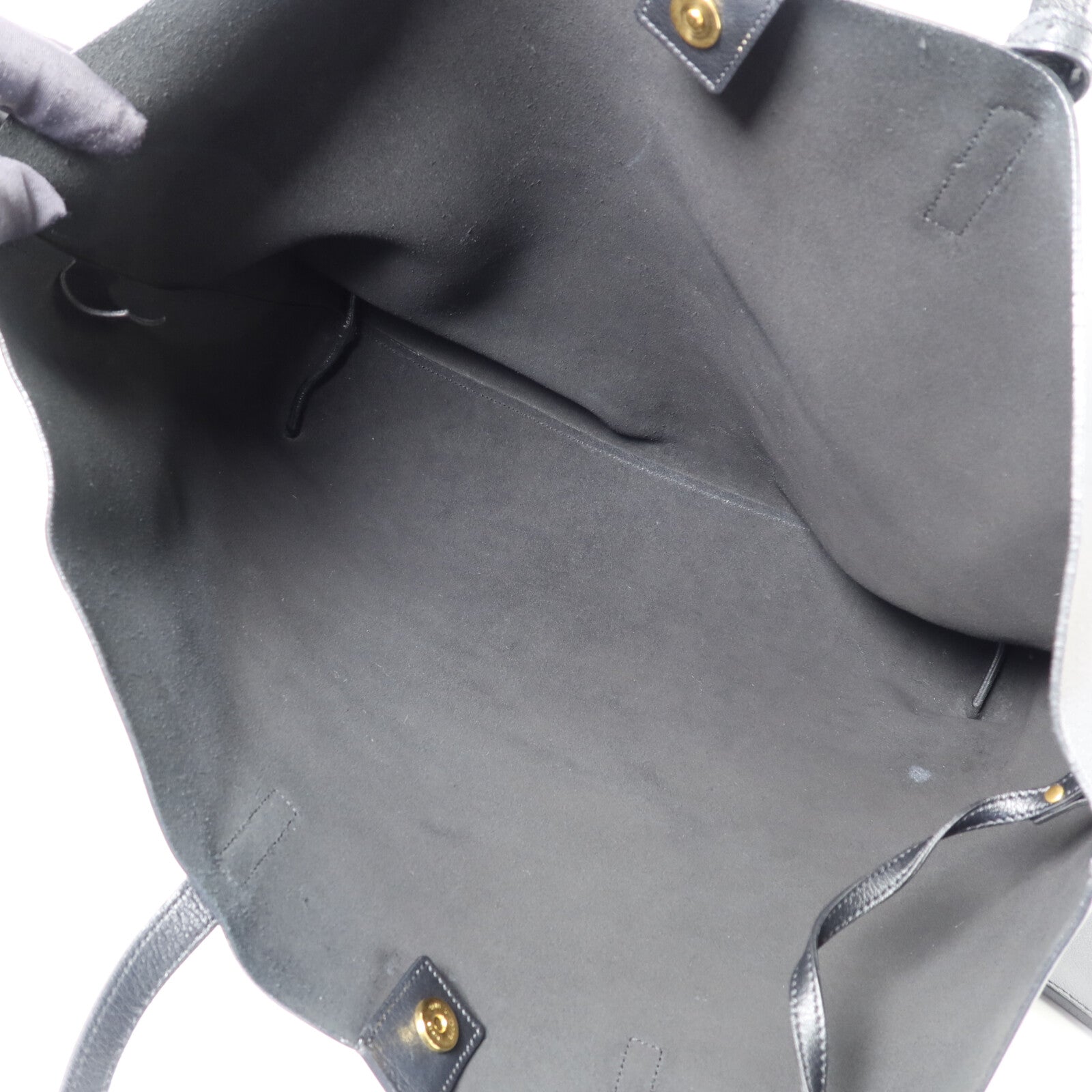 YVES SAINT LAURENT 牛皮皮革Tote Bag手挽袋