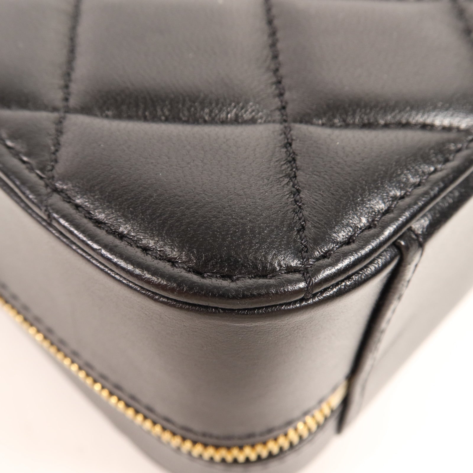 CHANEL 羊皮皮革Shoulder Bag金扣手挽肩背兩用袋