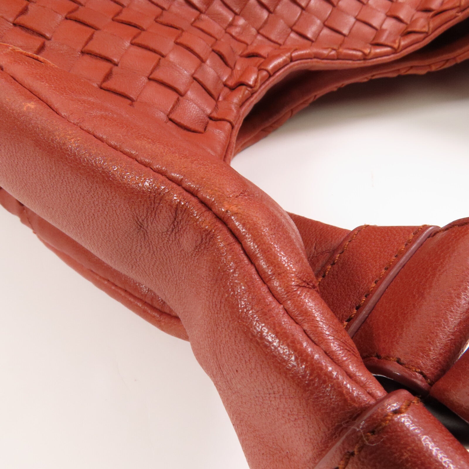 BOTTEGA VENETA 織紋皮革Hobo Bag肩背袋