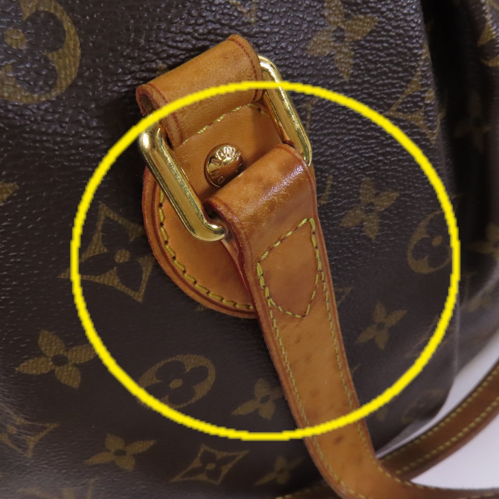 LOUIS VUITTON Monogram Palermo PM金扣手挽肩背兩用袋
