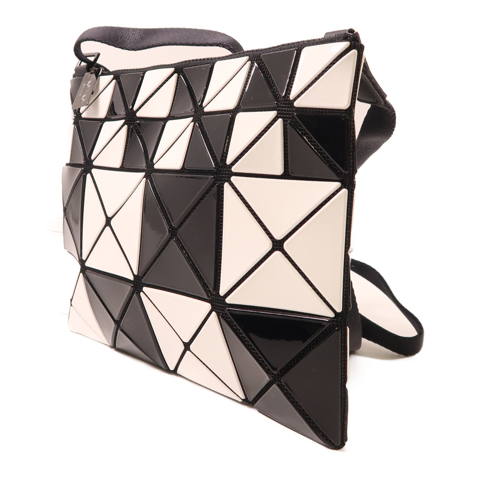 ISSEY MIYAKE PVC Bao Bao Shoulder Bag肩背袋黑色/白色