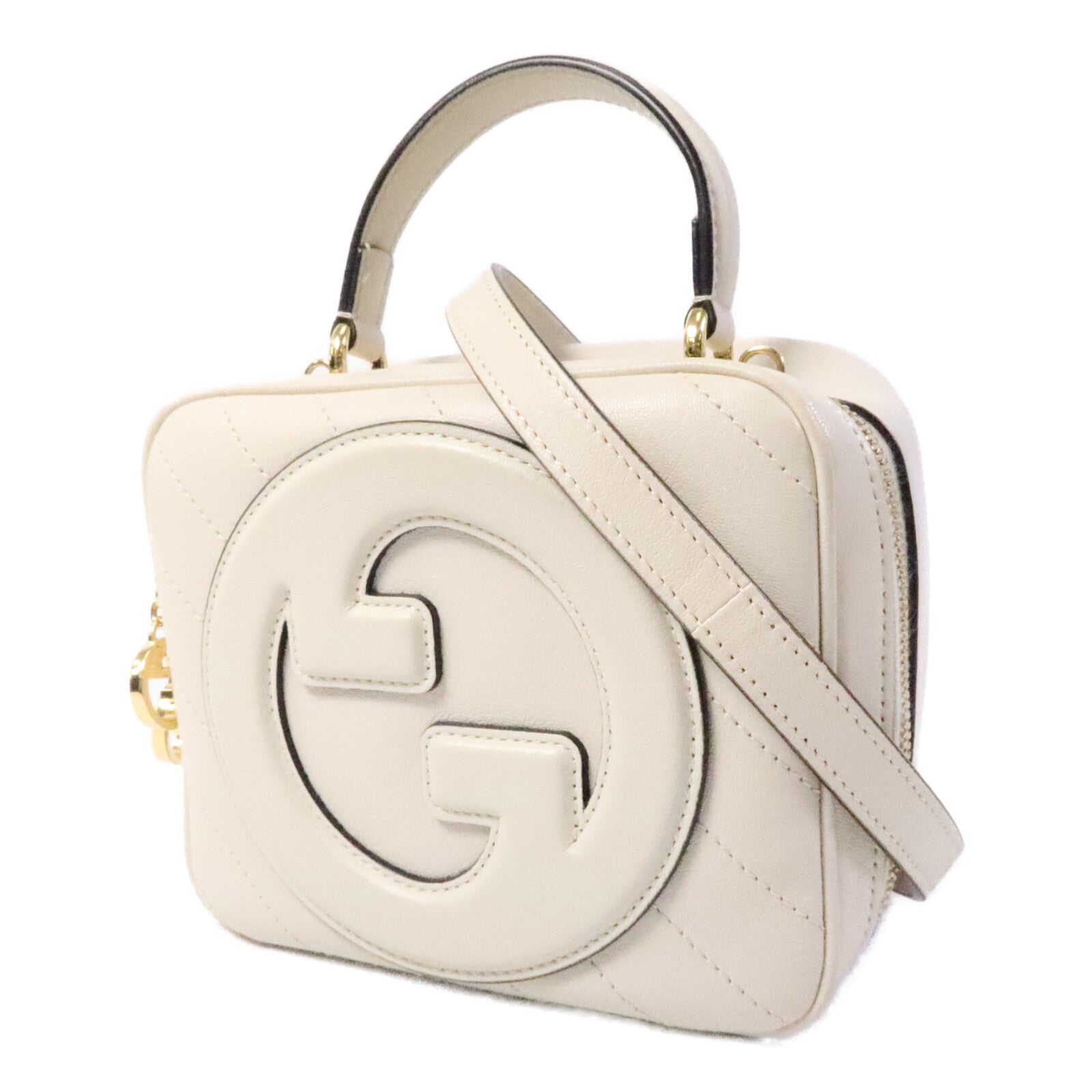 GUCCI 牛皮皮革Blondie手挽肩背兩用袋