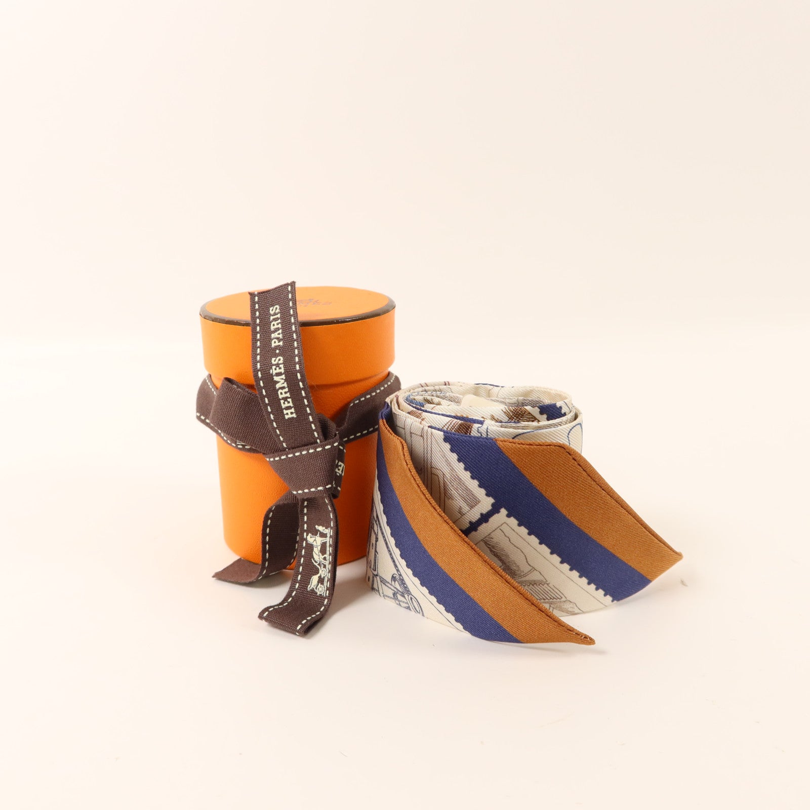 HERMES 絲質Twilly絲巾