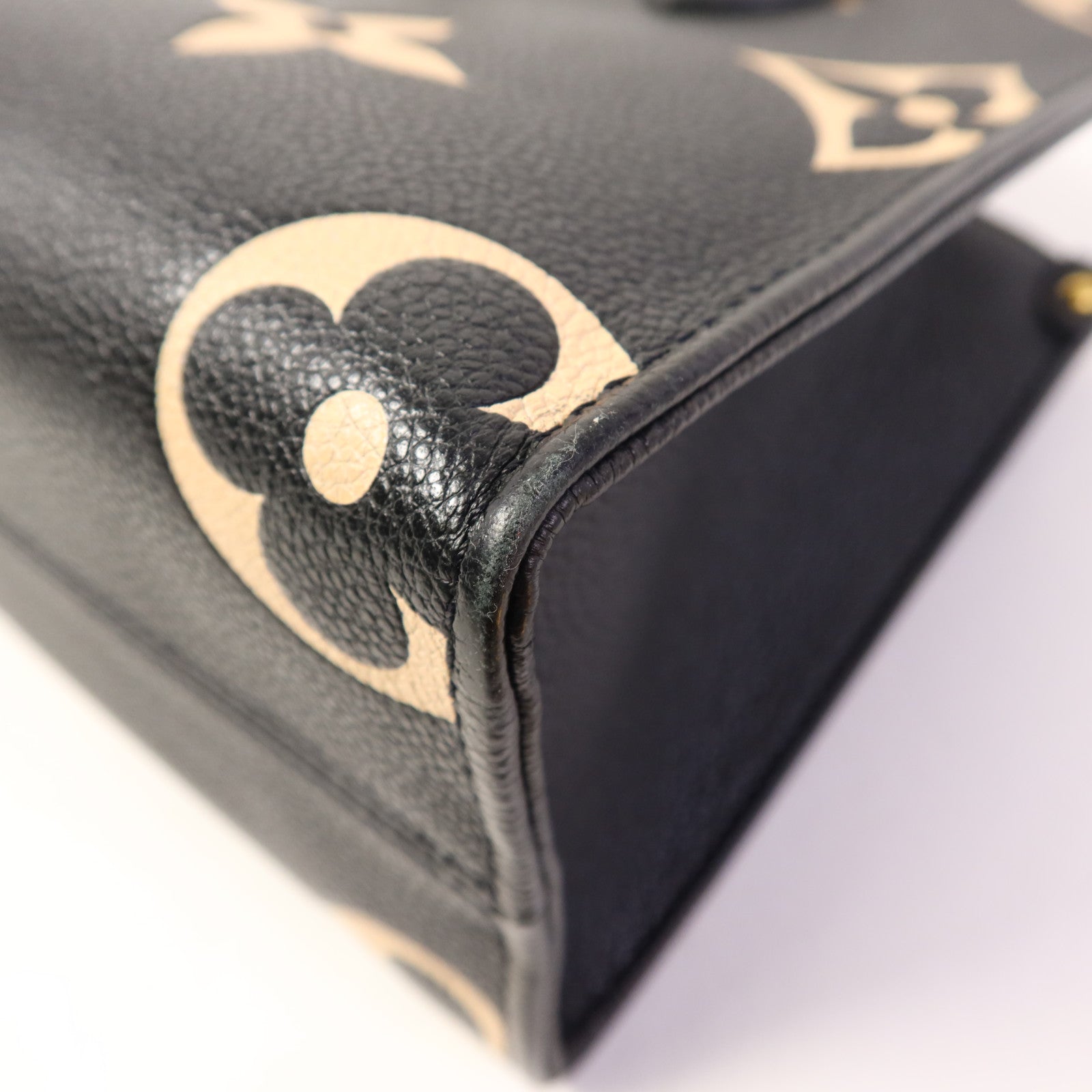 LOUIS VUITTON Monogram Empreinte On The Go PM金扣手挽肩背兩用袋