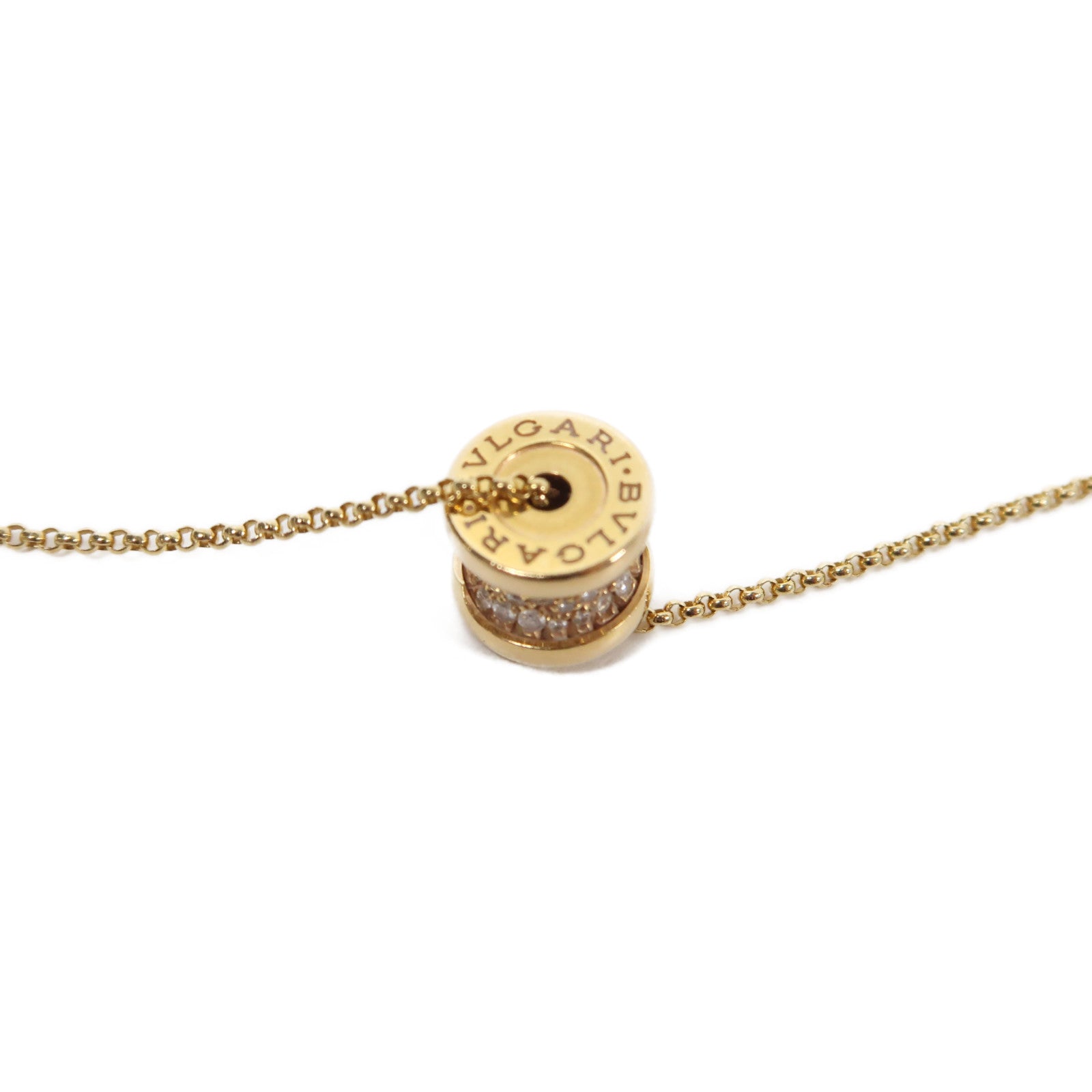BVLGARI 18K玫瑰金B-zero1 Necklace項鍊
