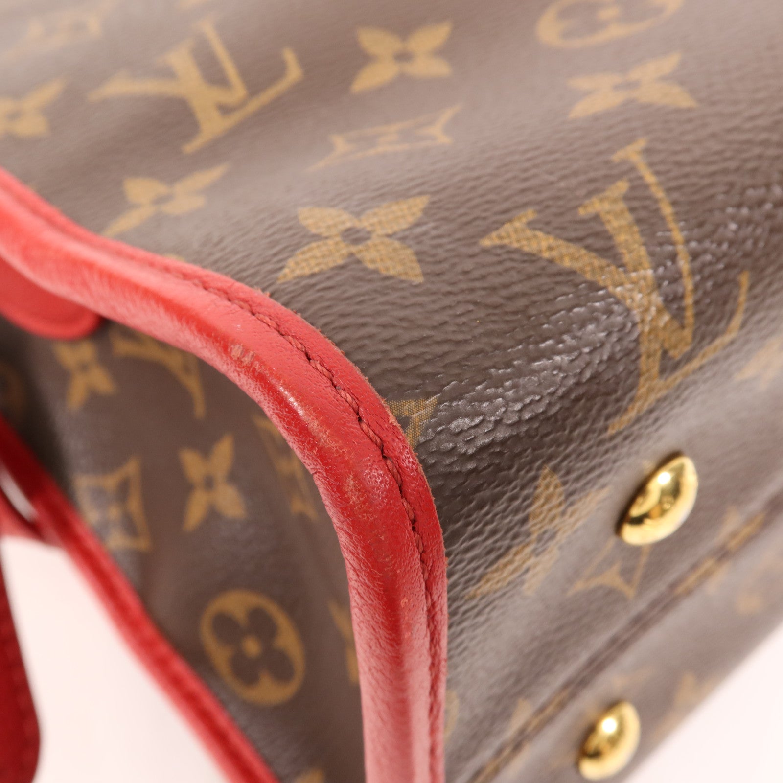 LOUIS VUITTON Monogram Popincourt PM金扣手挽肩背兩用袋