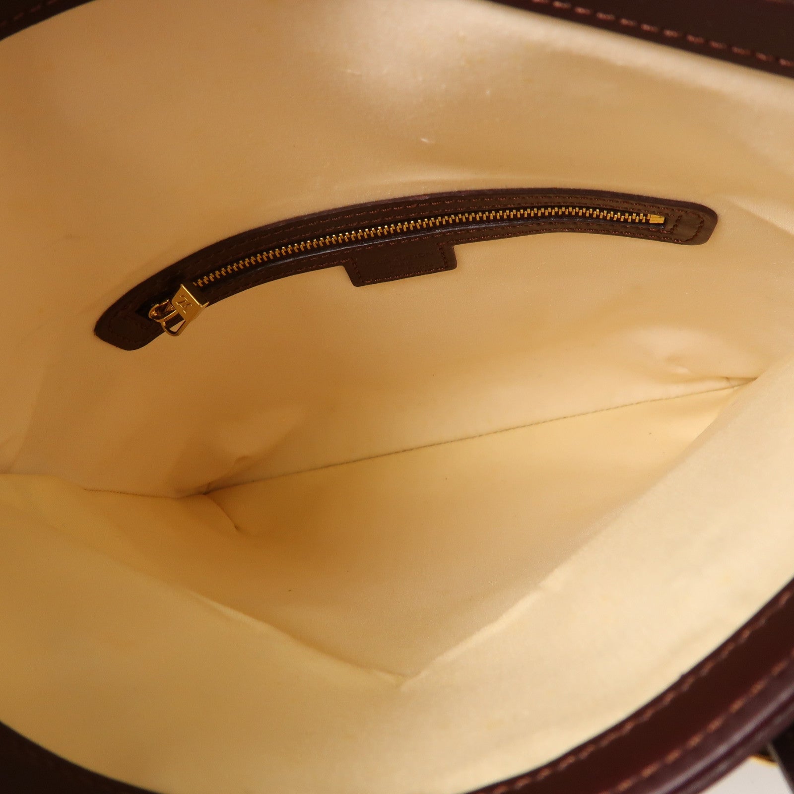 LOUIS VUITTON Monogram Mini Francoise金扣手挽肩背兩用袋紅色