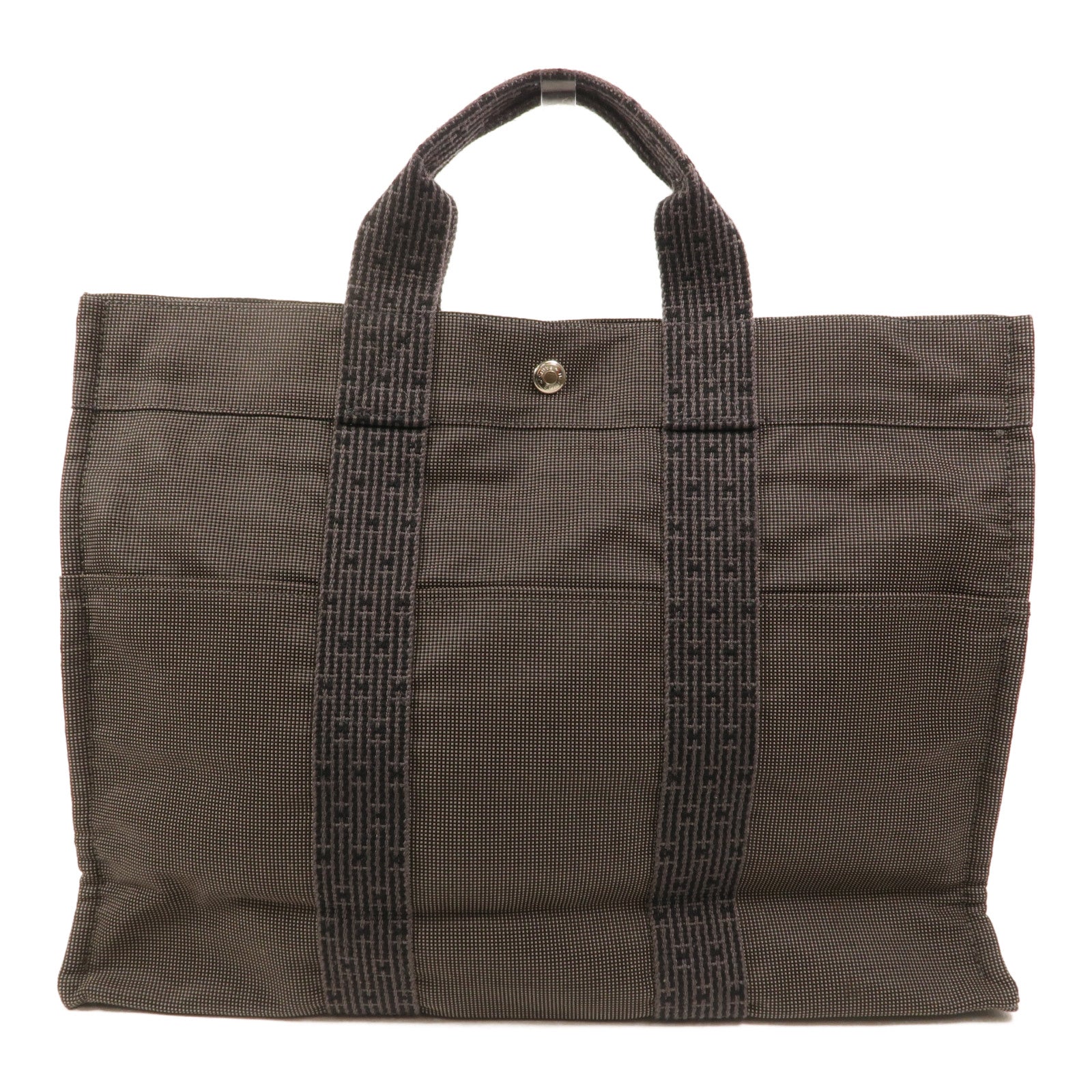 HERMES 帆布Her Line MM手挽袋