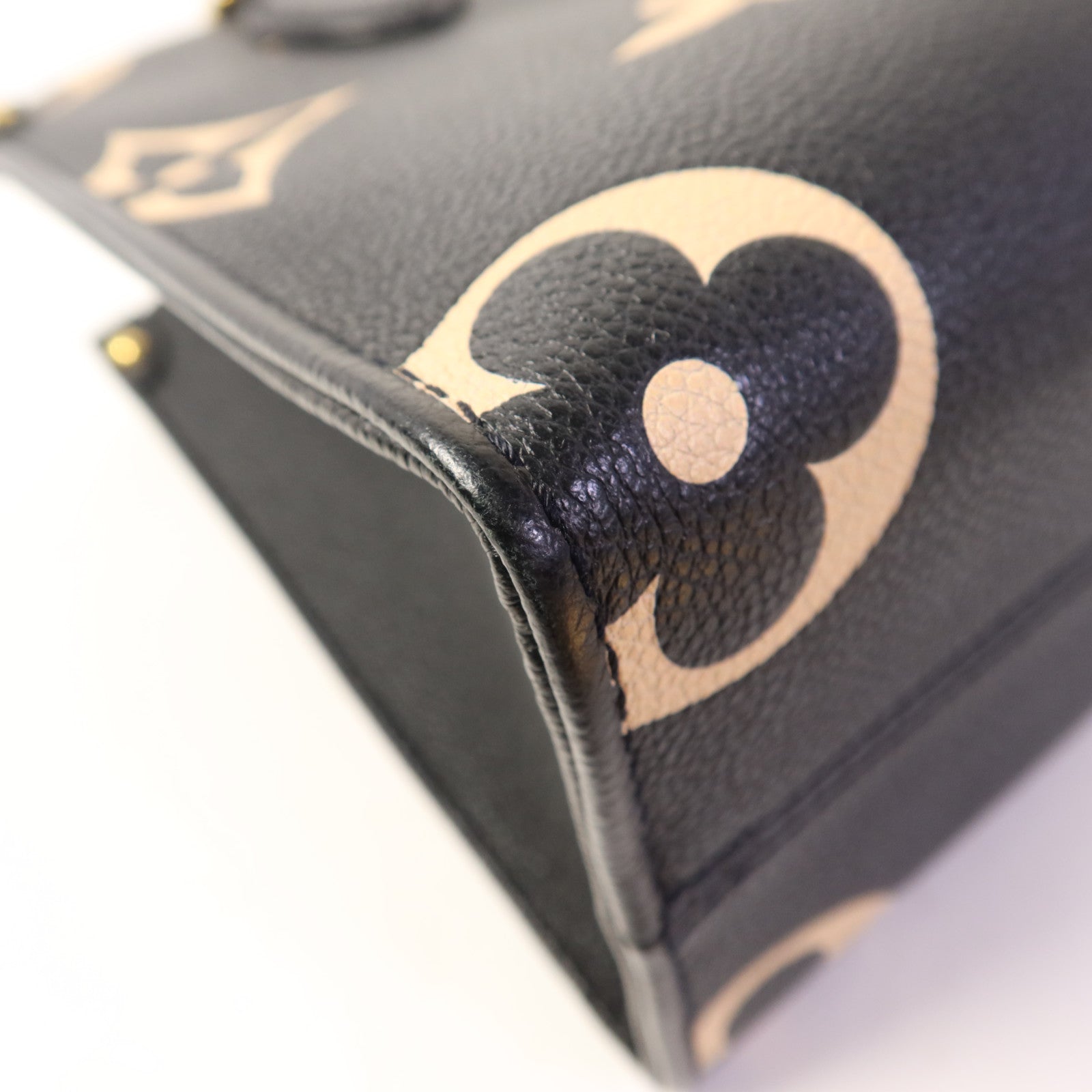 LOUIS VUITTON Monogram Empreinte On The Go PM金扣手挽肩背兩用袋