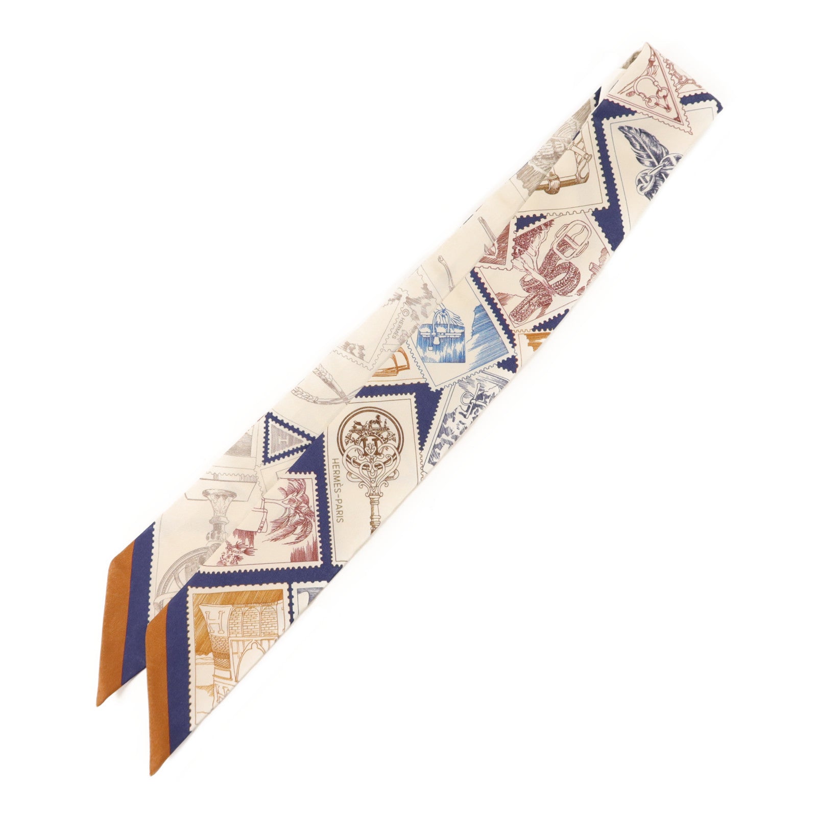 HERMES 絲質Twilly絲巾