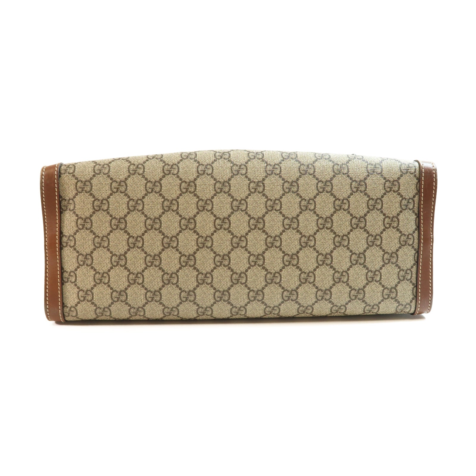 GUCCI 【激減優惠】塗層帆布Padlock GG金扣鏈帶肩背袋