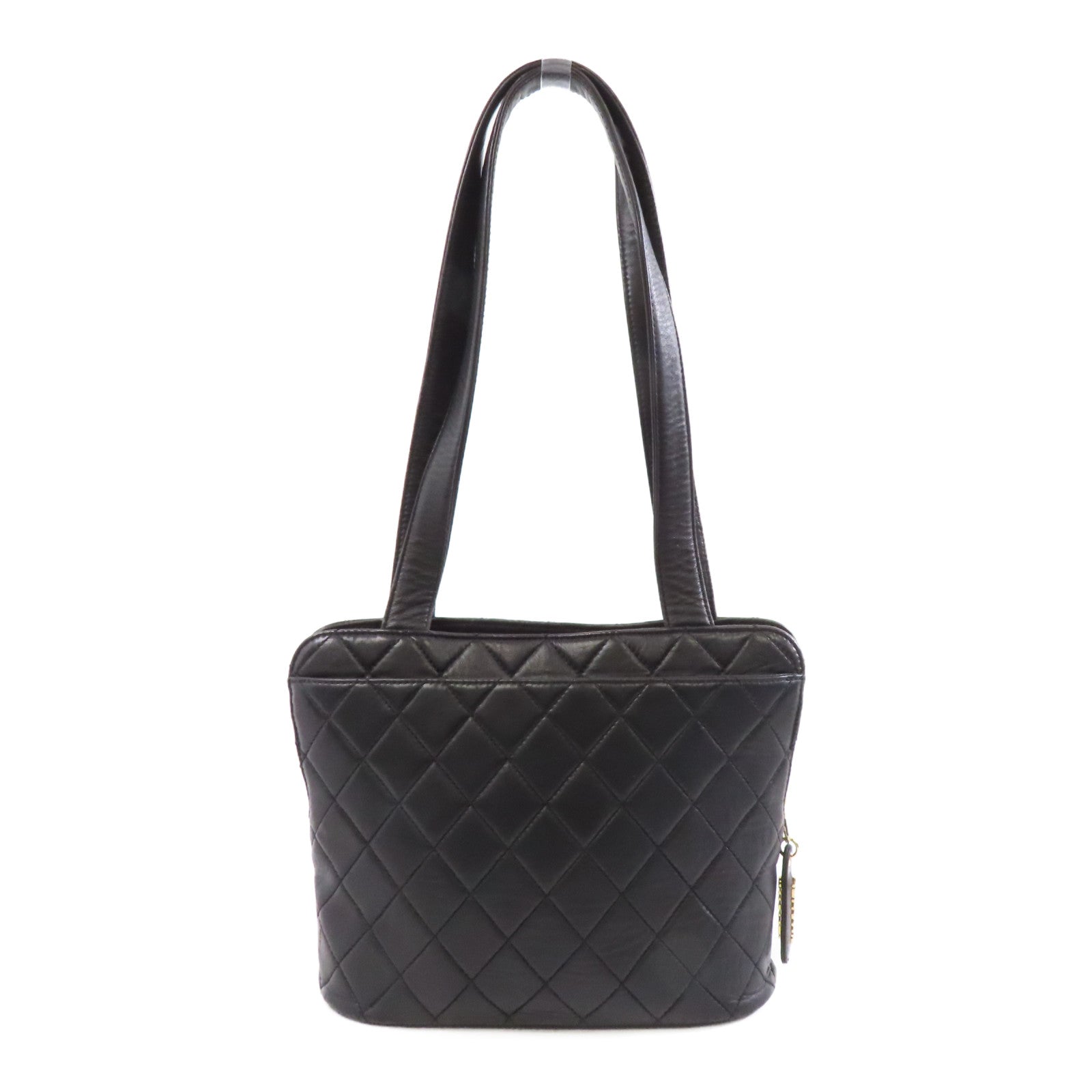 CHANEL 【激減優惠】菱格羊皮皮革Shoulder Bag金扣肩背袋黑色