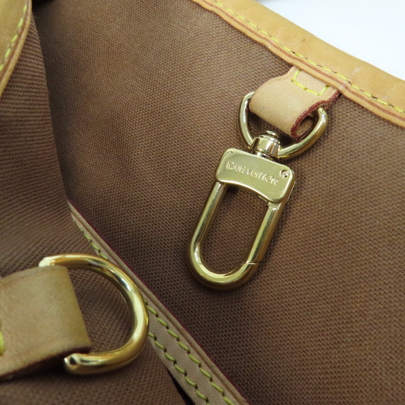 LOUIS VUITTON Monogram Batignolles Horizontal金扣肩背袋啡色