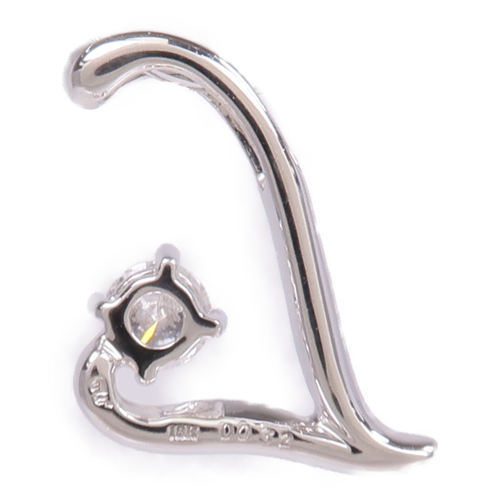 JEWELRY 18K白金Diamond Pendant Top鑽石吊墜