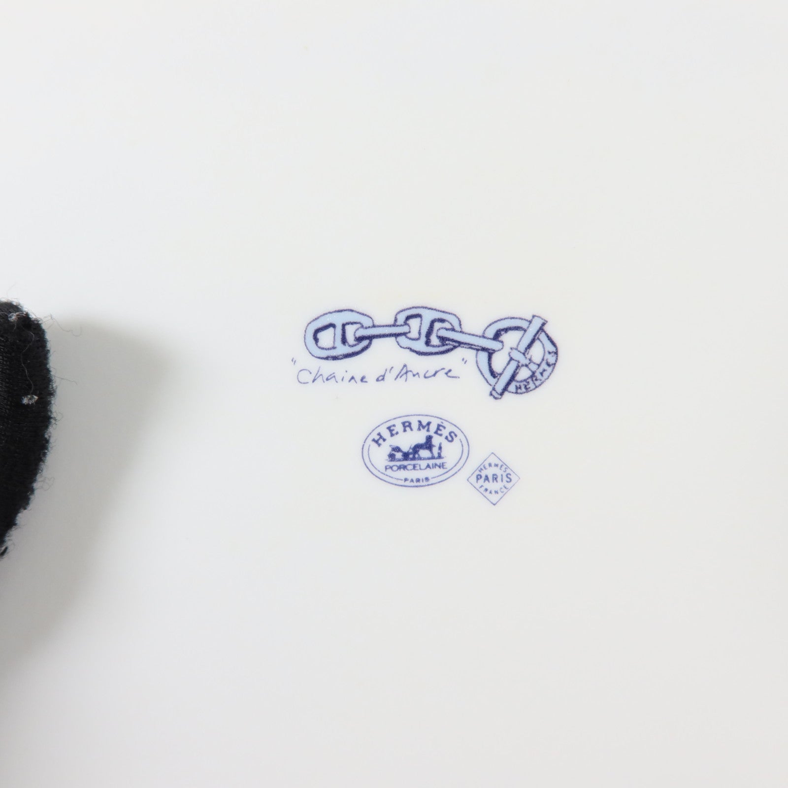 HERMES 瓷器Chaine d'Ancre Square Plate盤子