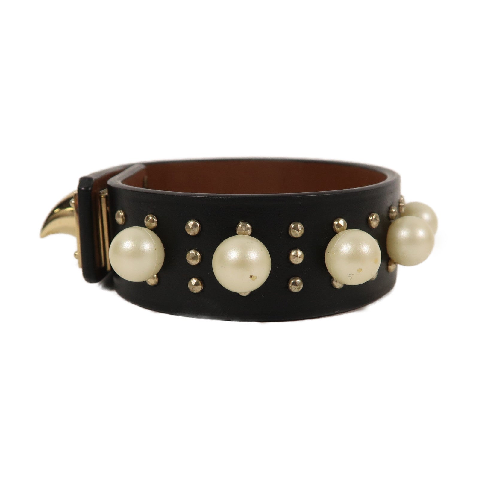 GIVENCHY 牛皮皮革Bracelet手鐲黑色