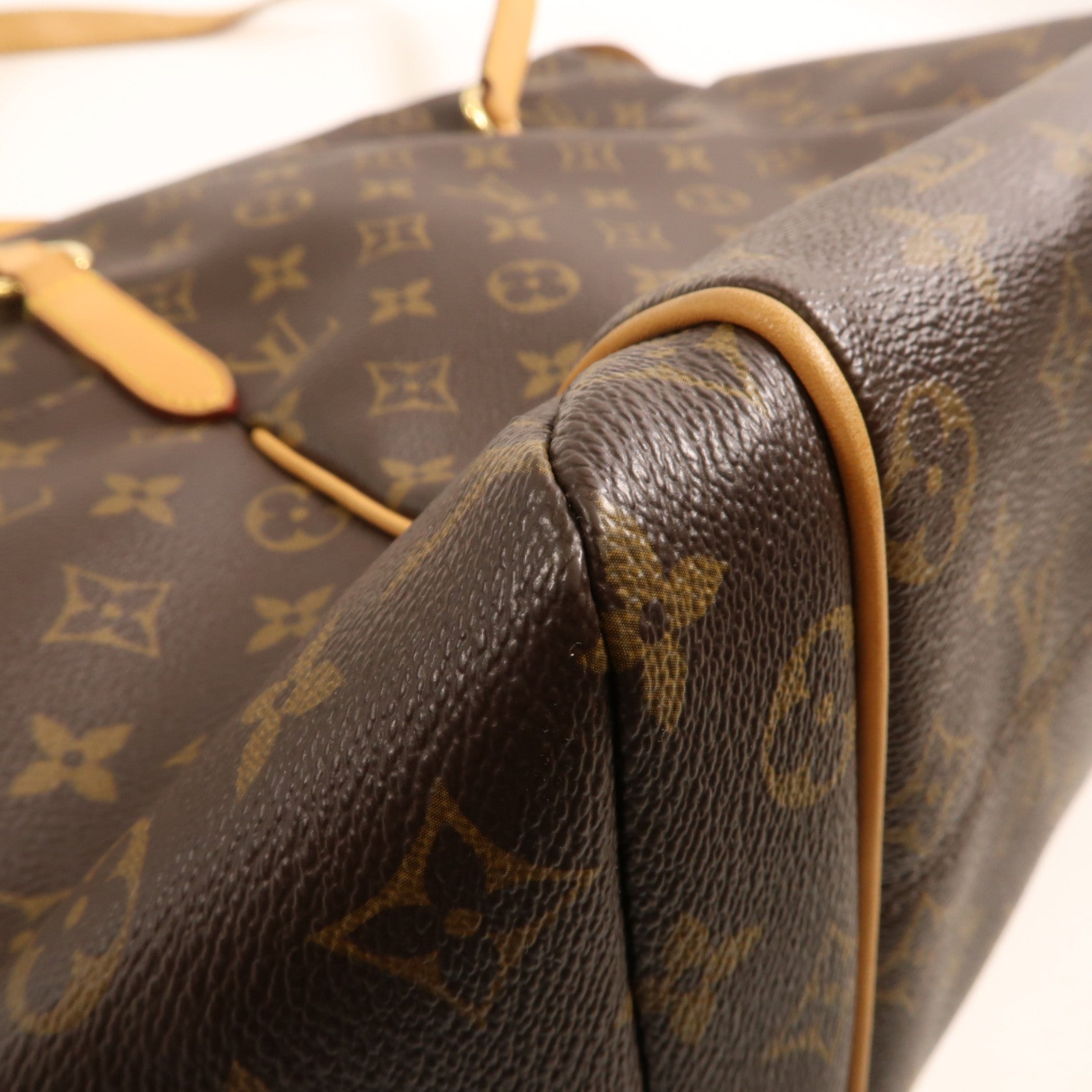 LOUIS VUITTON Monogram Totally MM金扣肩背袋棕色
