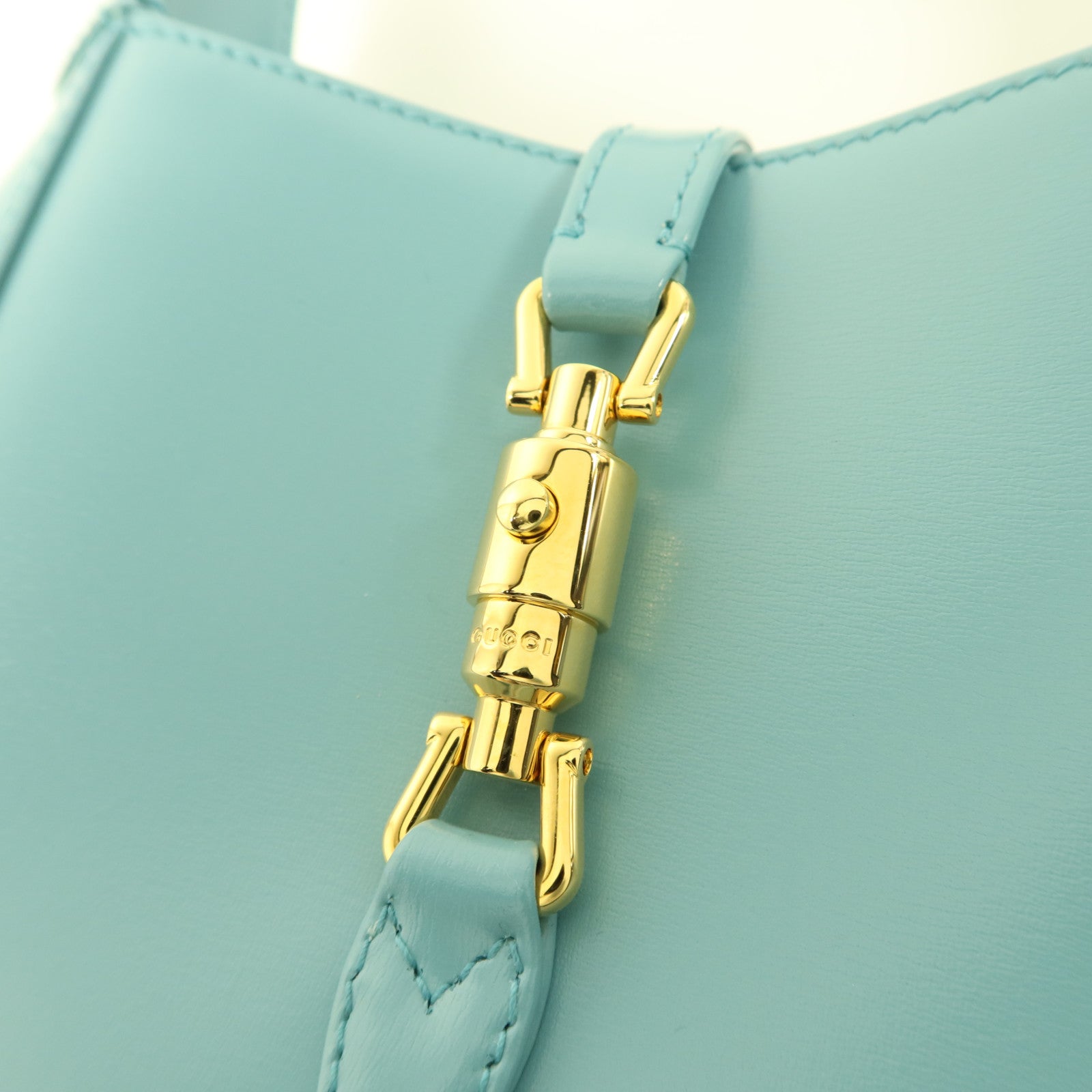 GUCCI 牛皮皮革Jackie 1961 Mini金扣手挽肩背兩用袋