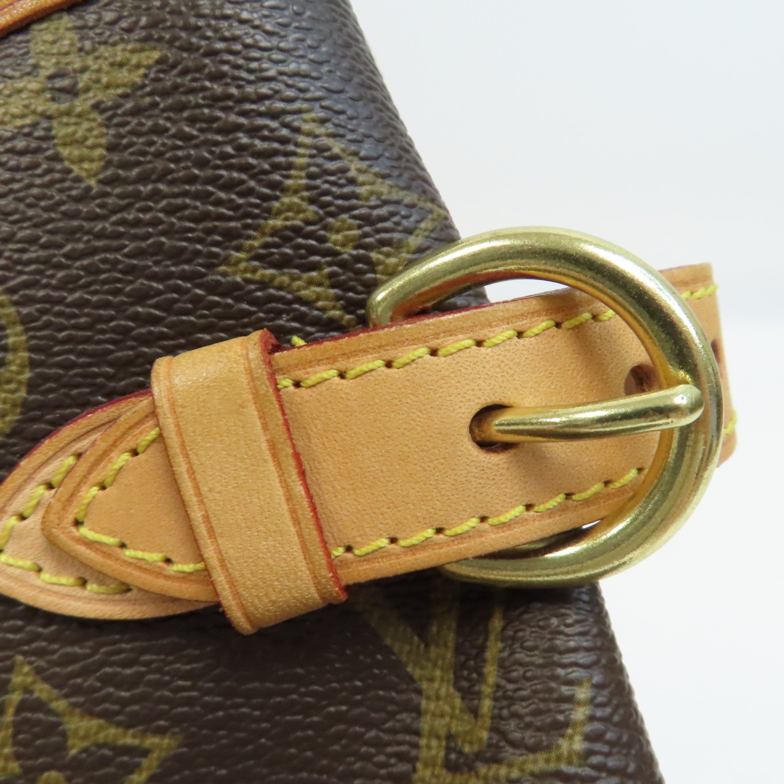 LOUIS VUITTON Monogram Batignolles Horizontal金扣肩背袋啡色