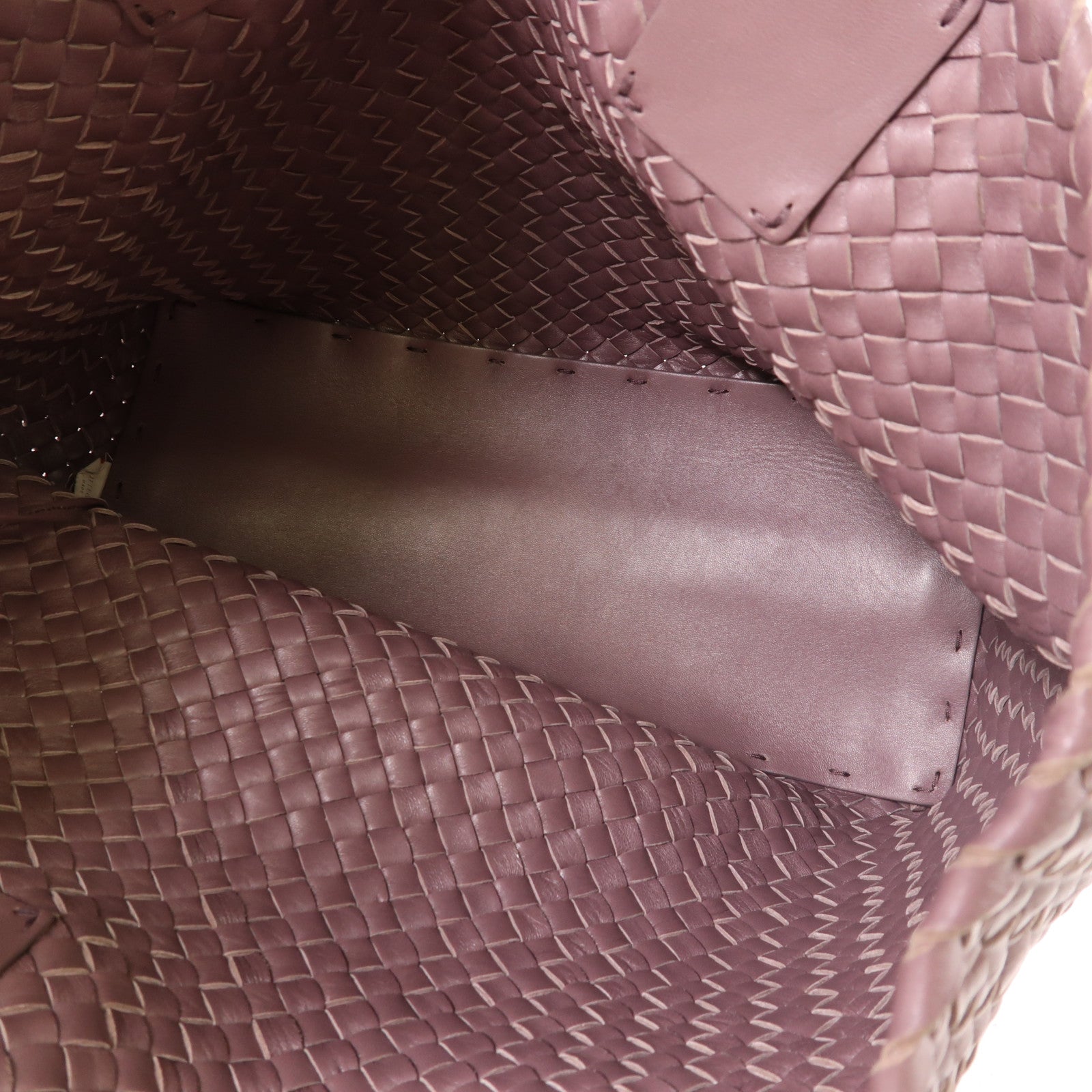 BOTTEGA VENETA BV Tote Bag Lambskin Leather Purple 141498