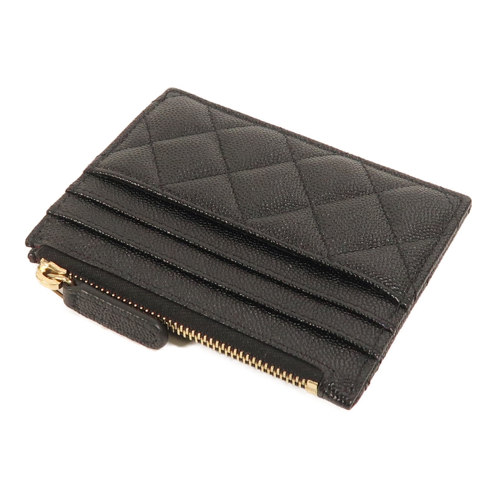 CHANEL 牛皮皮革Card Case金扣卡片套