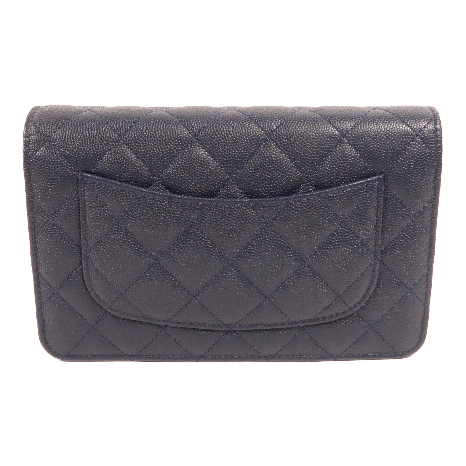 CHANEL 牛皮皮革WOC Wallet On Chain鏈帶肩背袋