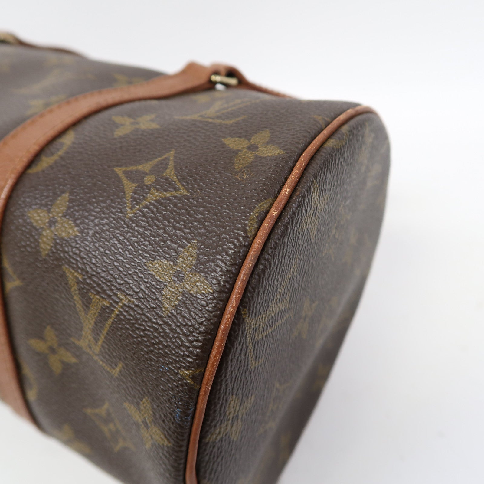 LOUIS VUITTON 【激減優惠】Monogram Papillon 30金扣肩背袋啡色