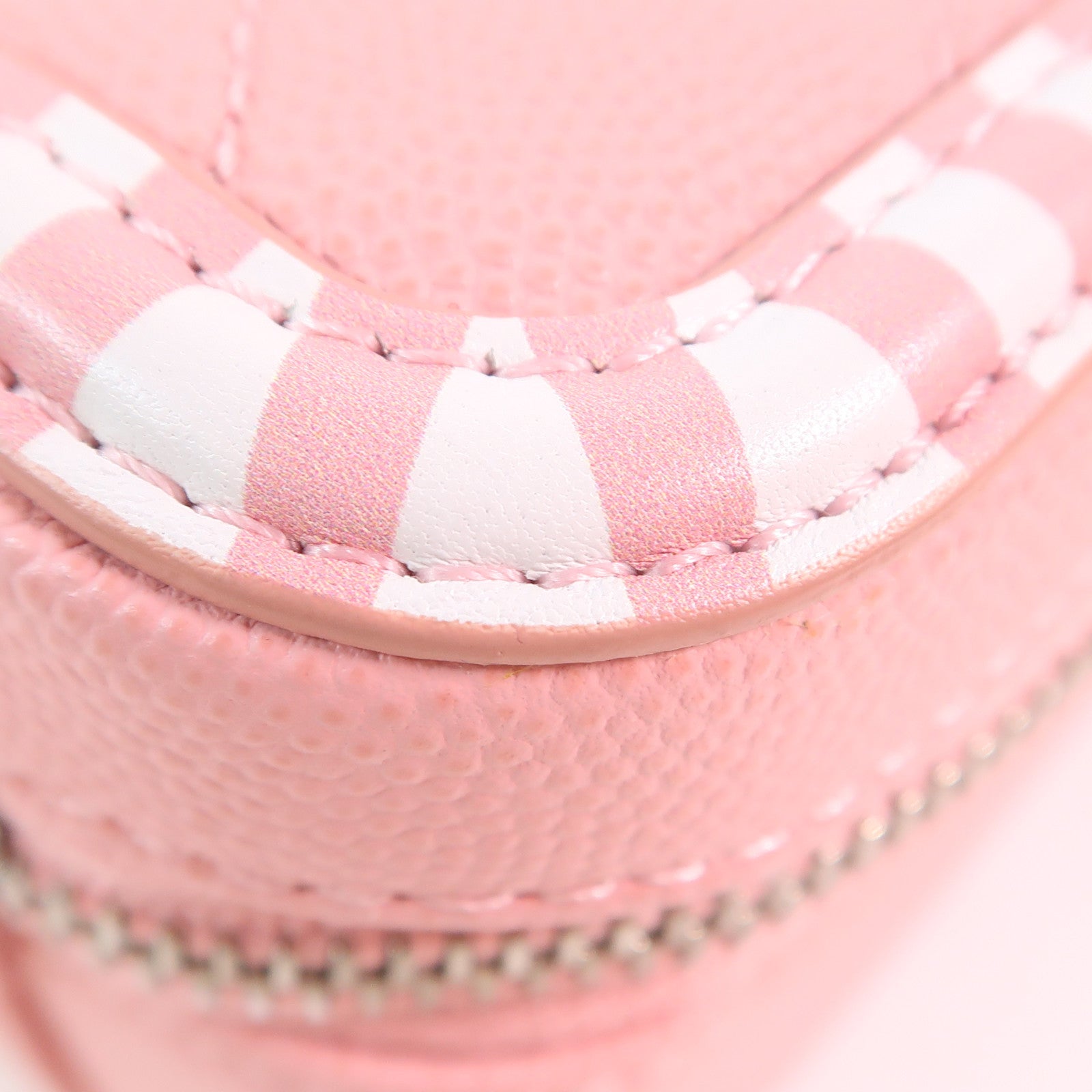 CHANEL 牛皮皮革Vanity Case銀扣手挽肩背兩用袋