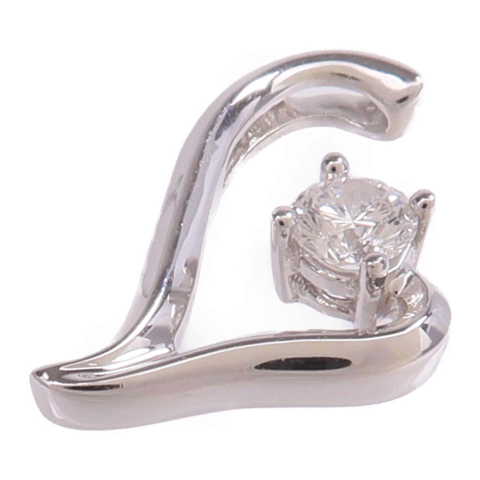 JEWELRY 18K白金Diamond Pendant Top鑽石吊墜