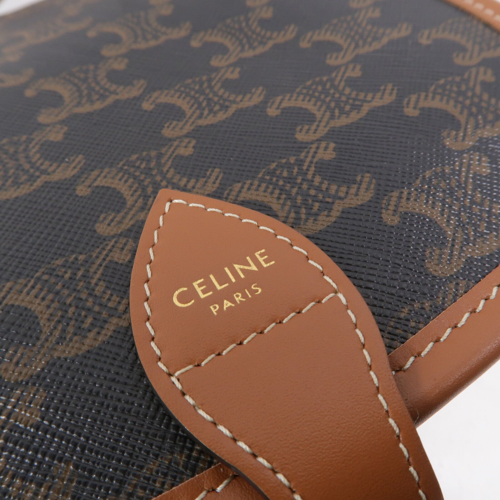 CELINE 塗層帆布Folco肩背袋