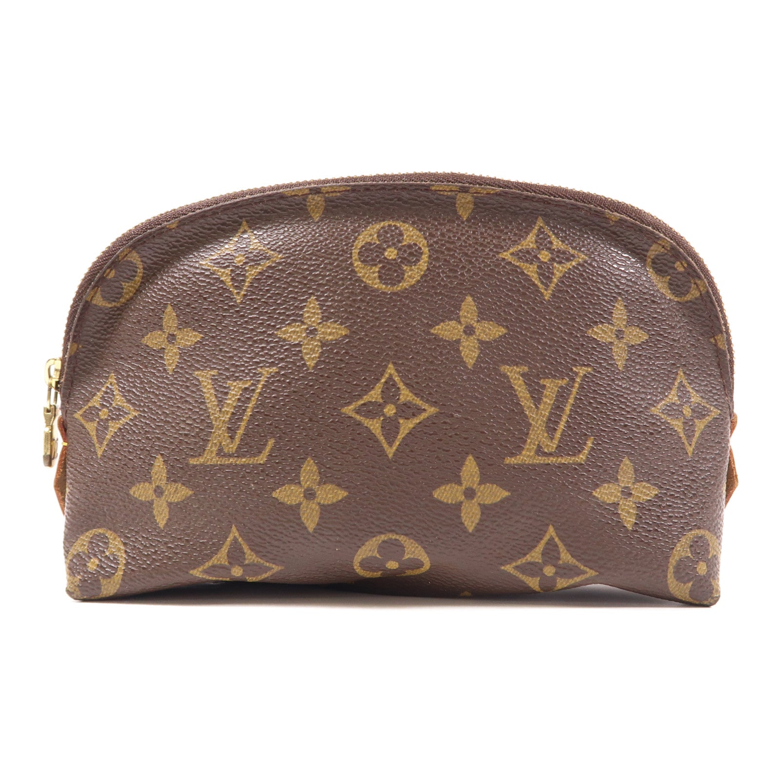 LOUIS VUITTON Monogram Cosmetic Pouch手拿包棕色