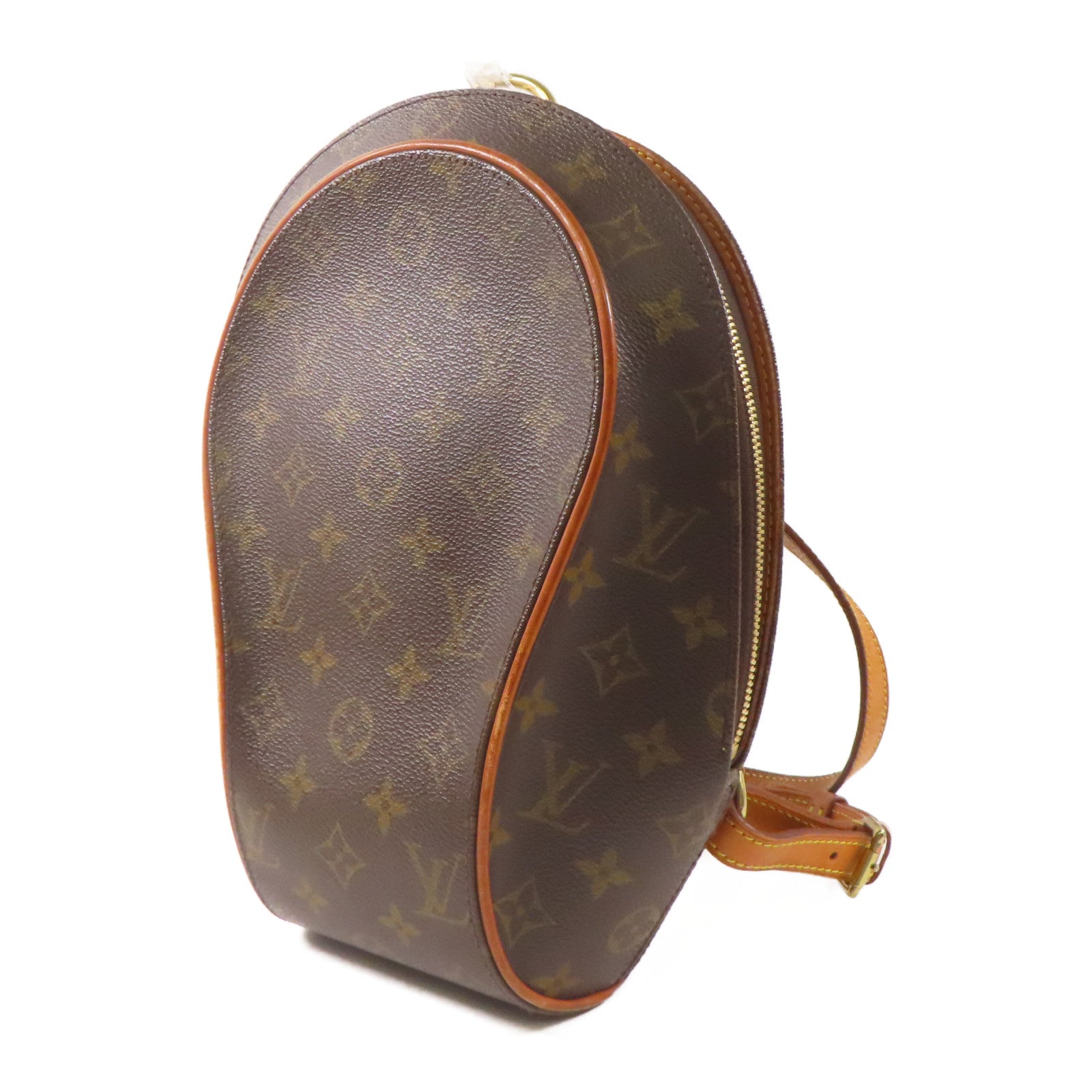 LOUIS VUITTON Monogram Ellipse Sac A Dos Backpack金扣背包棕色