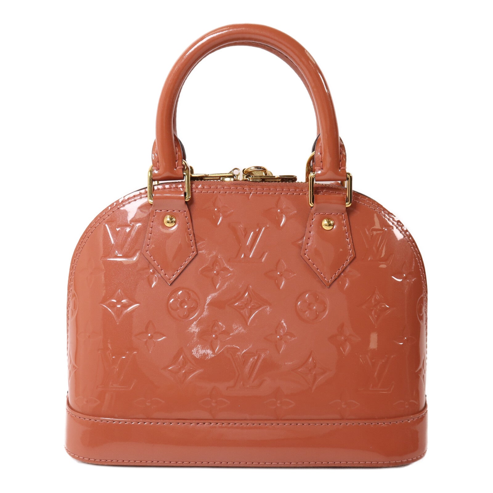 LOUIS VUITTON Monogram Vernis Alma BB手挽肩背兩用袋