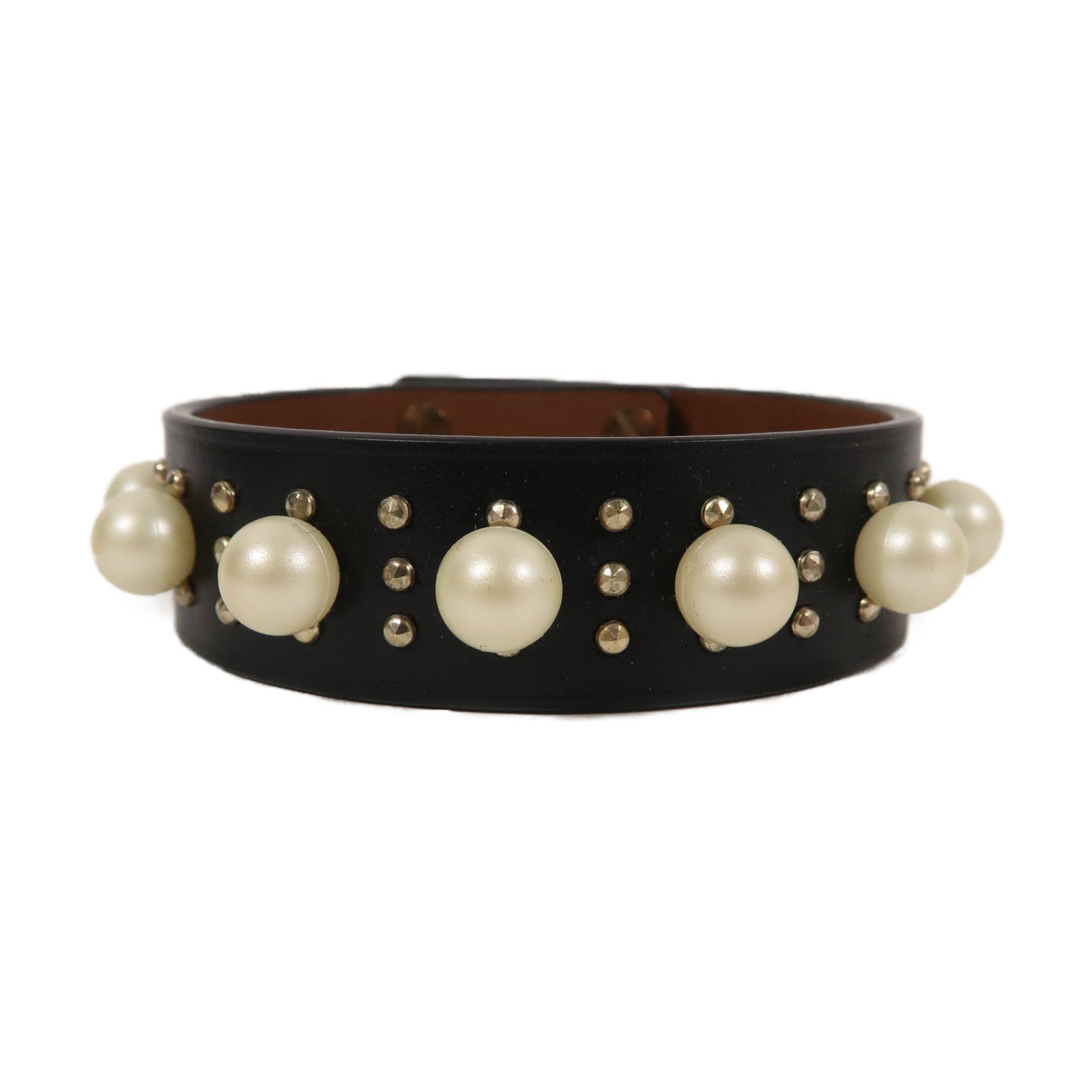 GIVENCHY 牛皮皮革Bracelet手鐲黑色