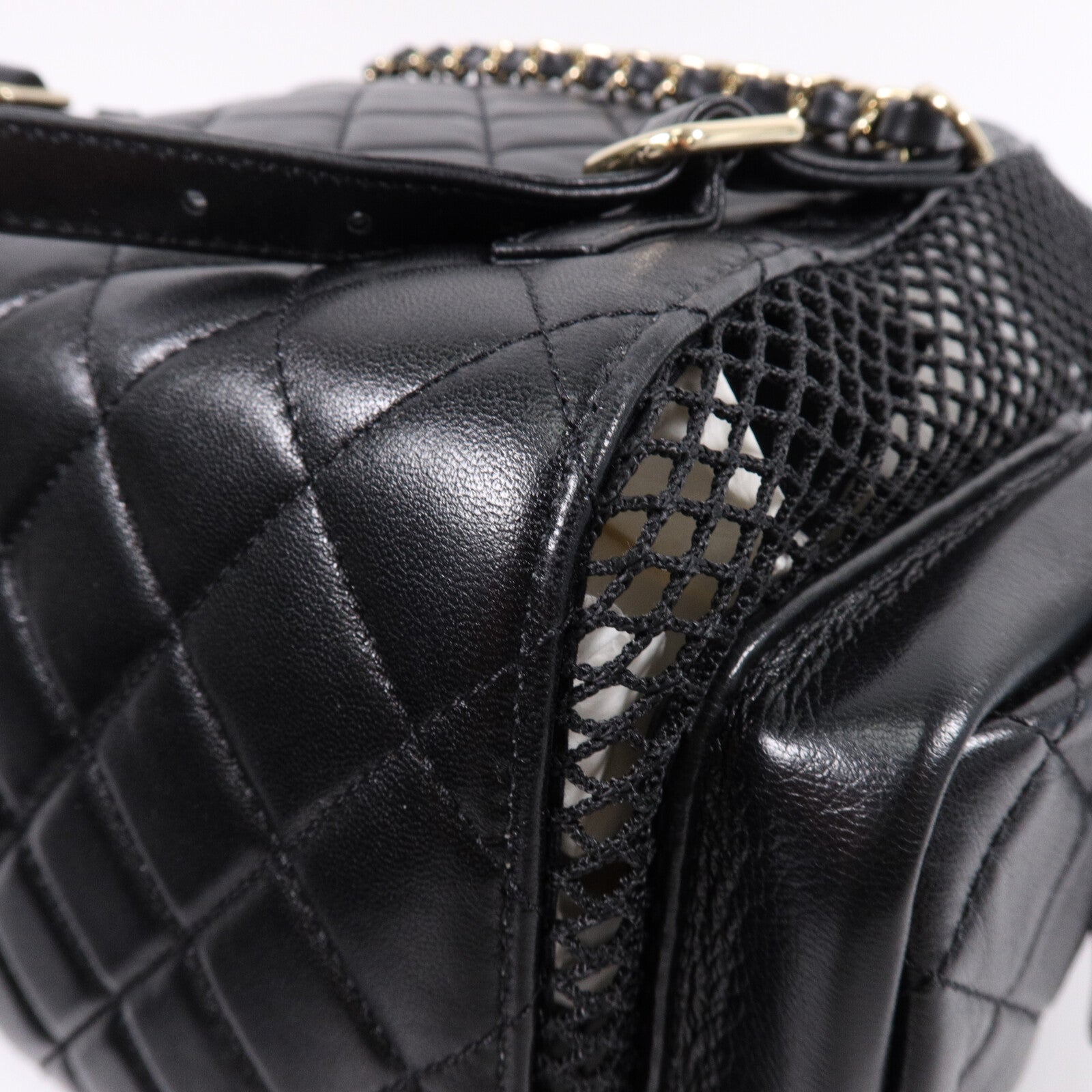 CHANEL 羊皮皮革Backpack背包