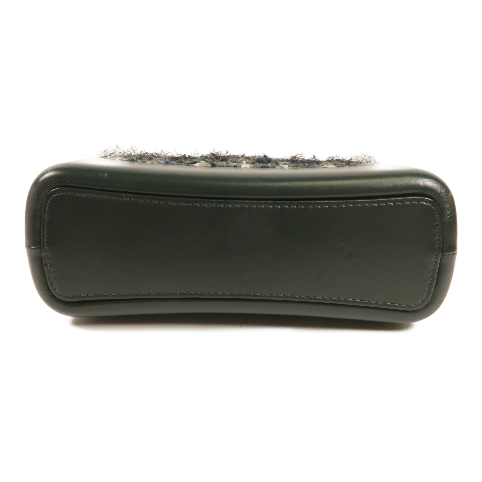 CHANEL CC GHW/SHW Gabrielle Bag Shoulder Bag Medium Hobo Tweed Calfskin Leather