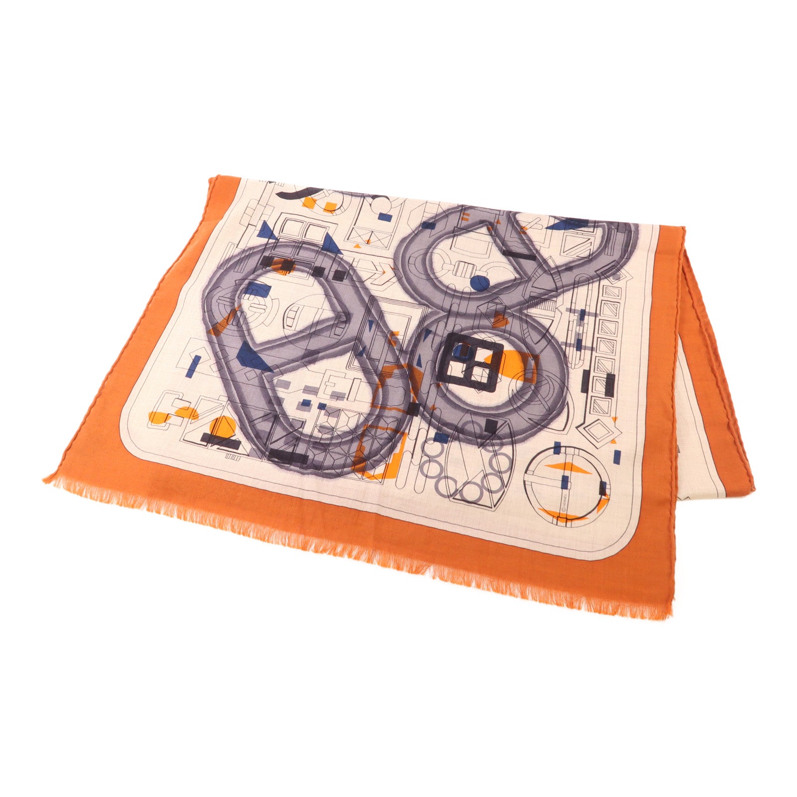 HERMES 羊絨/絲綢Scarf圍巾