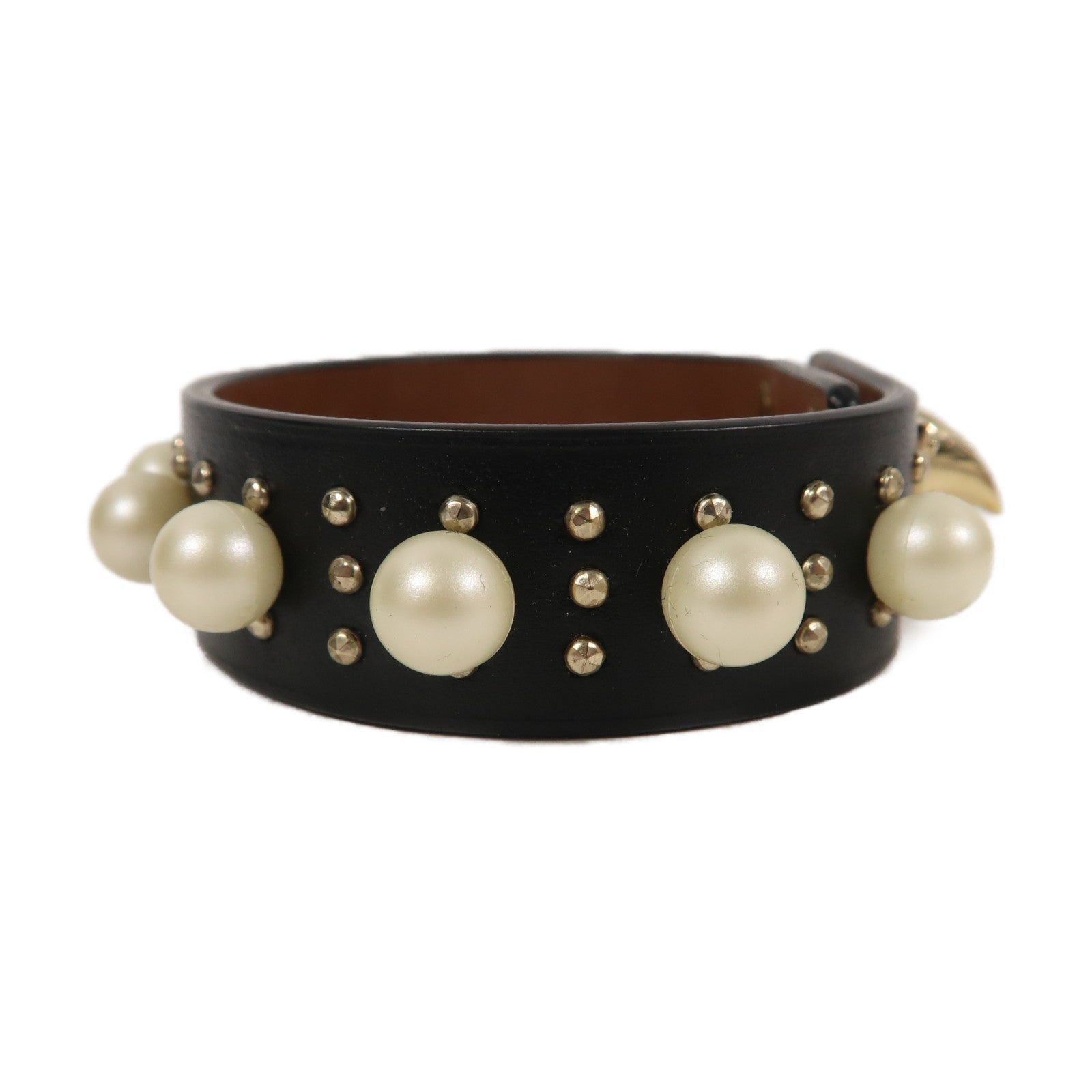 GIVENCHY 牛皮皮革Bracelet手鐲黑色