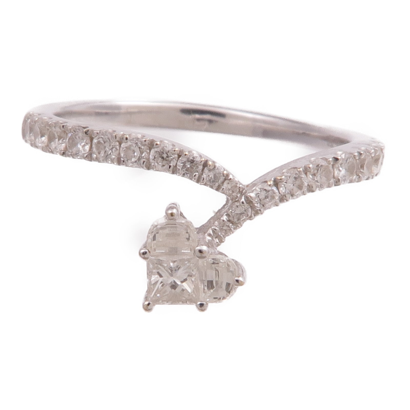 JEWELRY 18K白金Diamond Ring鑽石戒指US#4.25