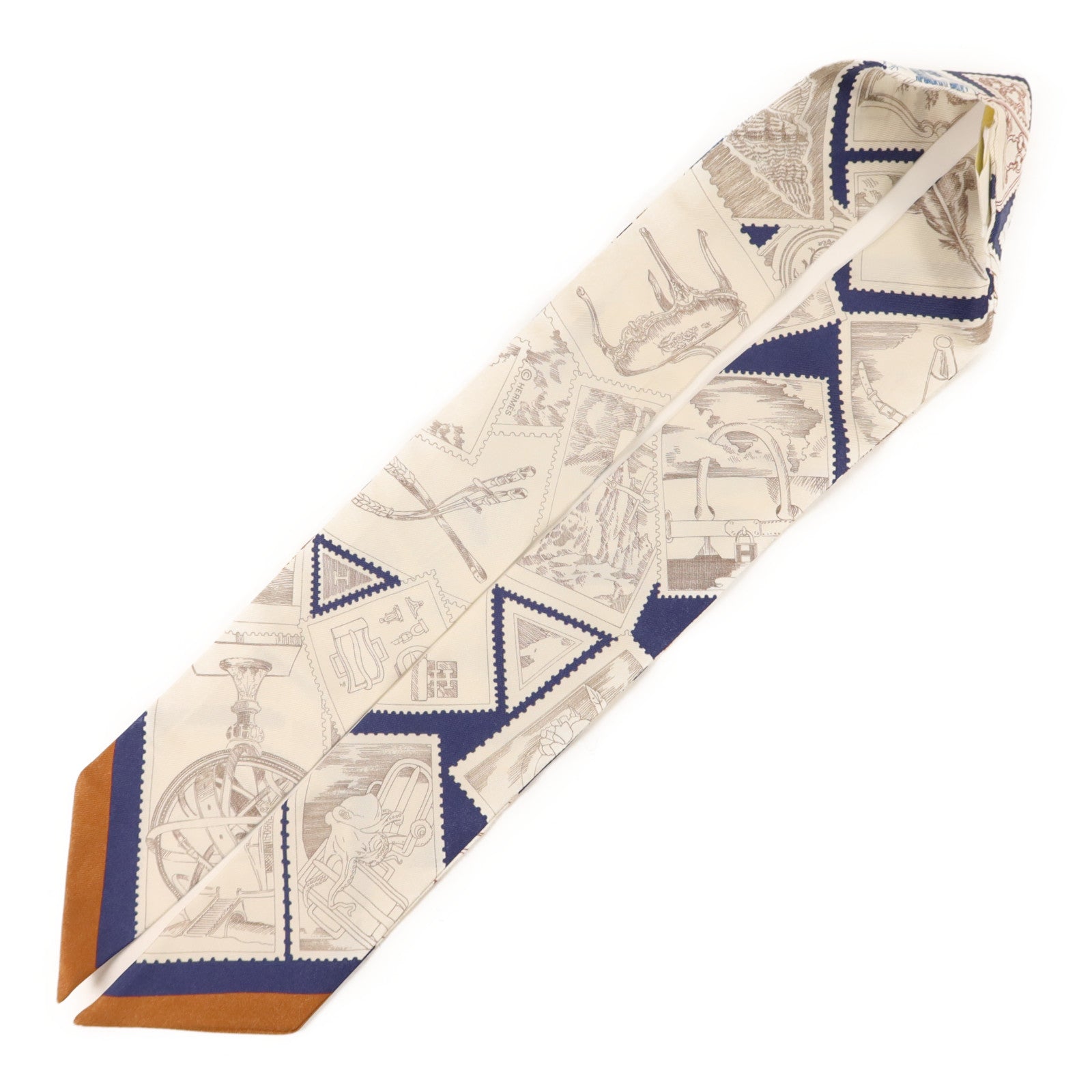HERMES 絲質Twilly絲巾