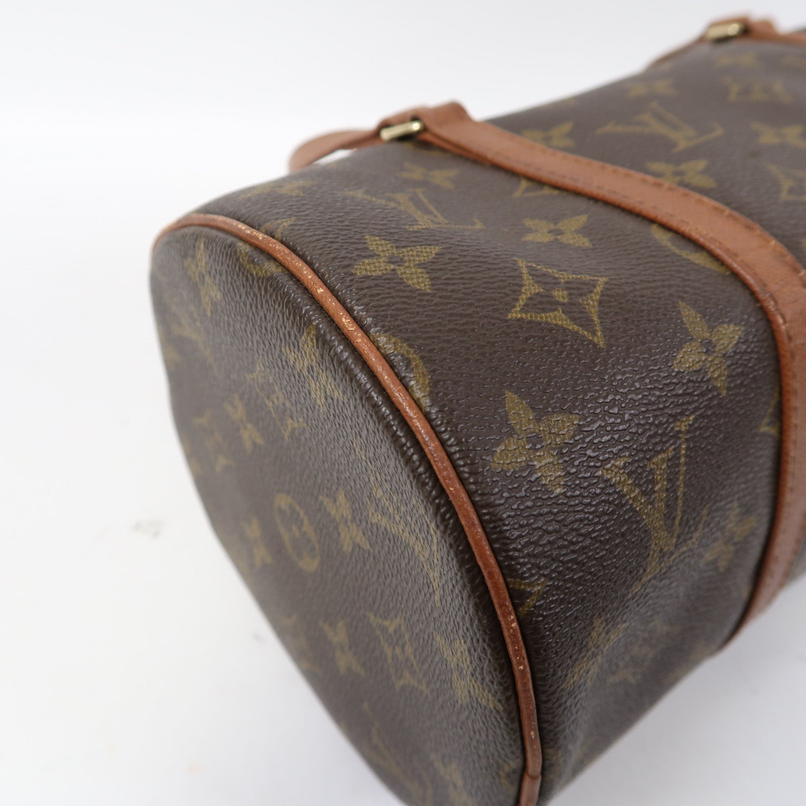 LOUIS VUITTON 【激減優惠】Monogram Papillon 30金扣肩背袋啡色