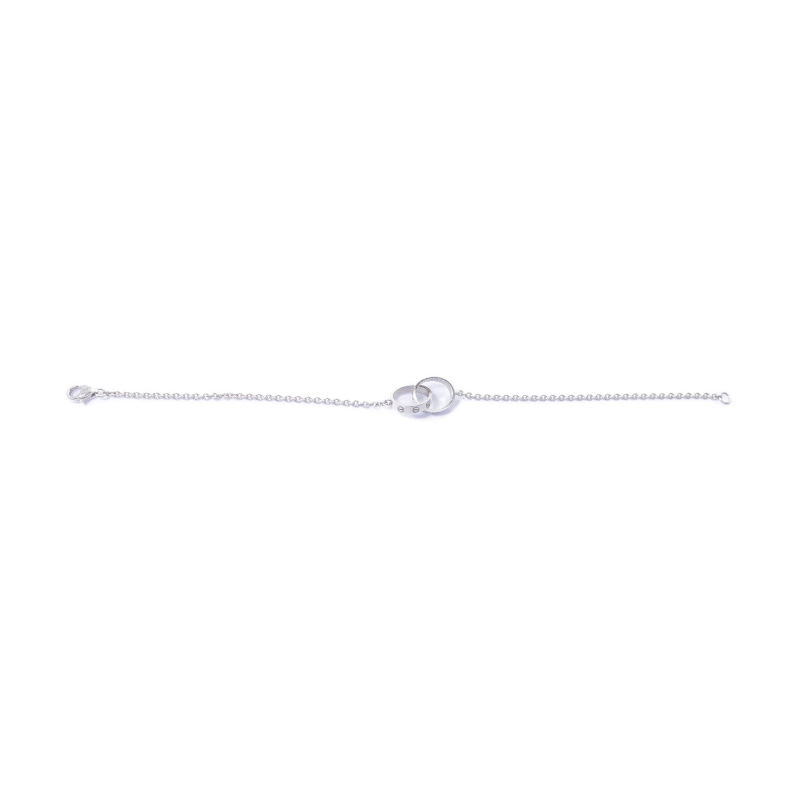 CARTIER 18K白金Baby Love Bracelet手鏈