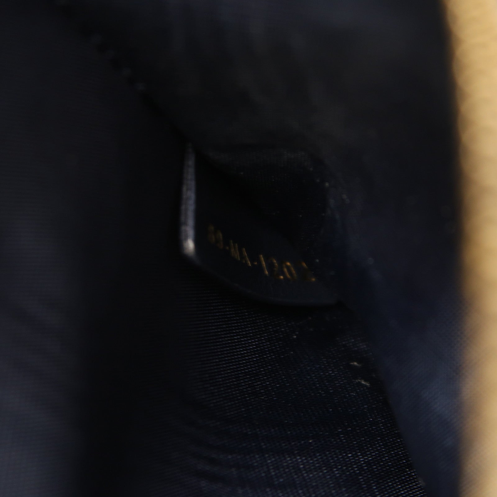Dior 帆布Saddle Chain Shoulder金扣鏈帶肩背袋藍色