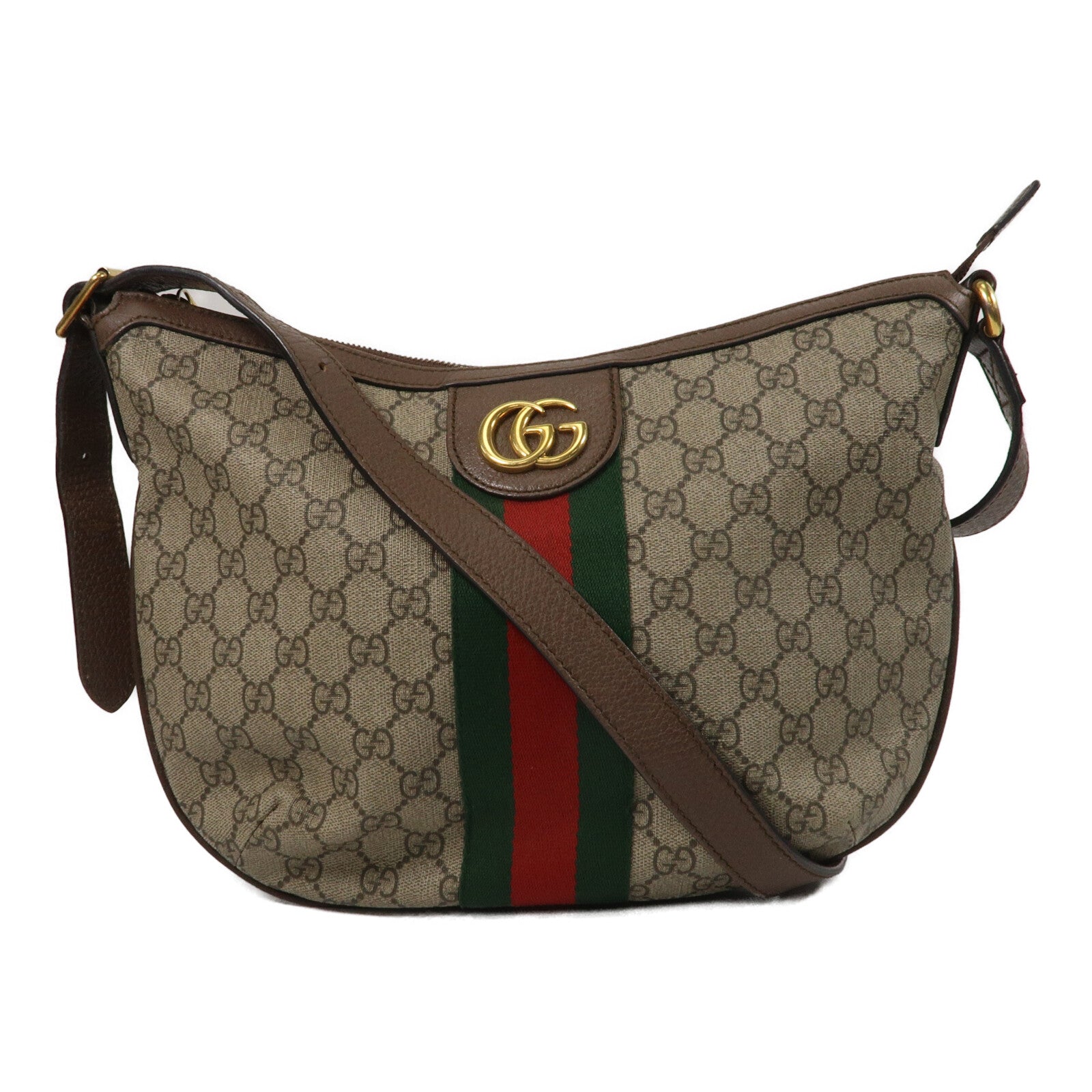 GUCCI 塗層帆布Ophidia GG Medium肩背袋