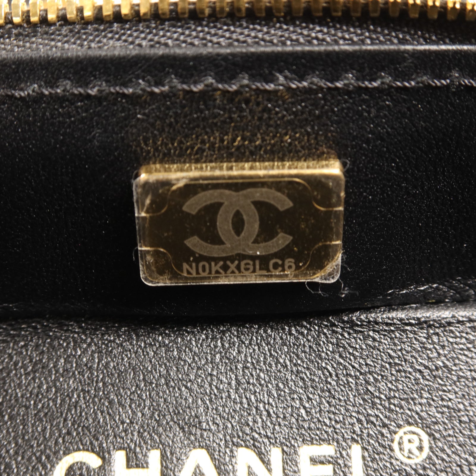 CHANEL 羊皮皮革Shoulder Bag金扣手挽肩背兩用袋