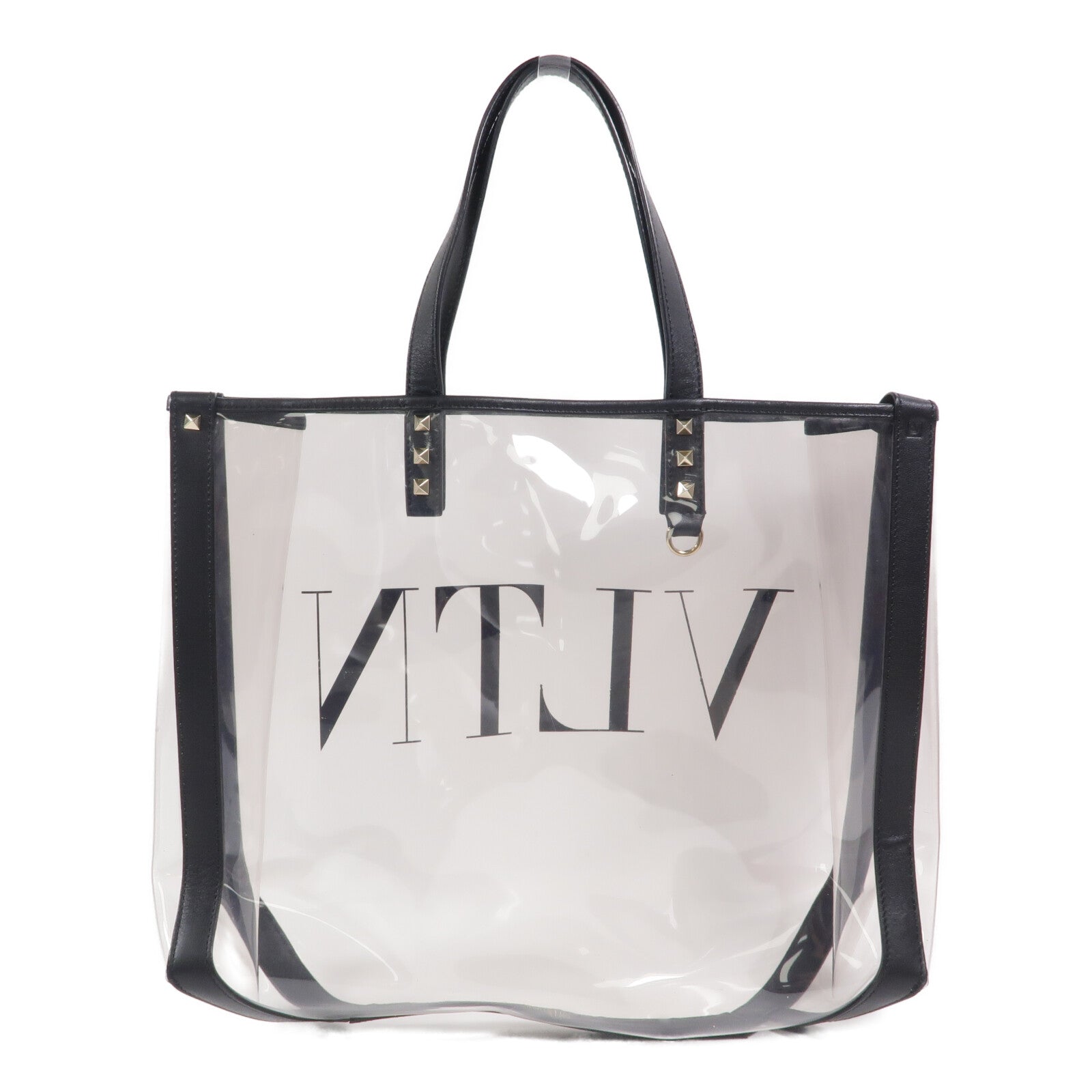 Valentino PVC Garavani VLTN手挽袋