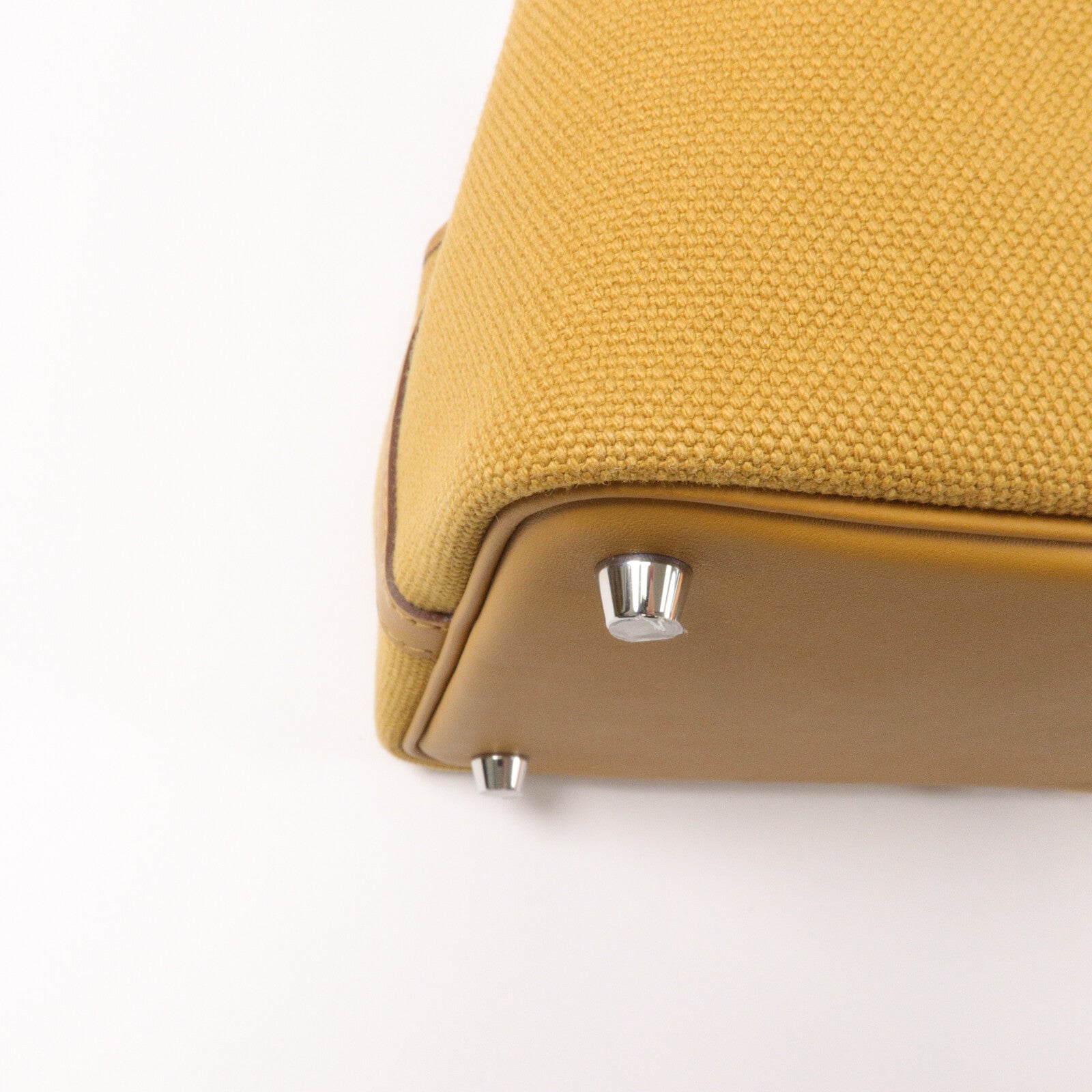 HERMES 帆布Picotin PM手挽袋Seasame